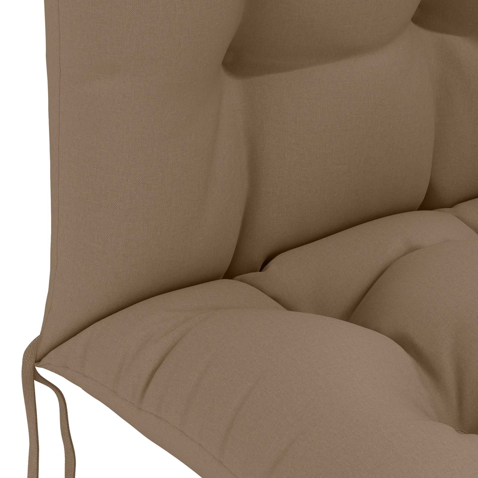 Zon Loungerkussen PUTTEN 100% Polyester Taupe 48 x 112 x 10 cm image 5