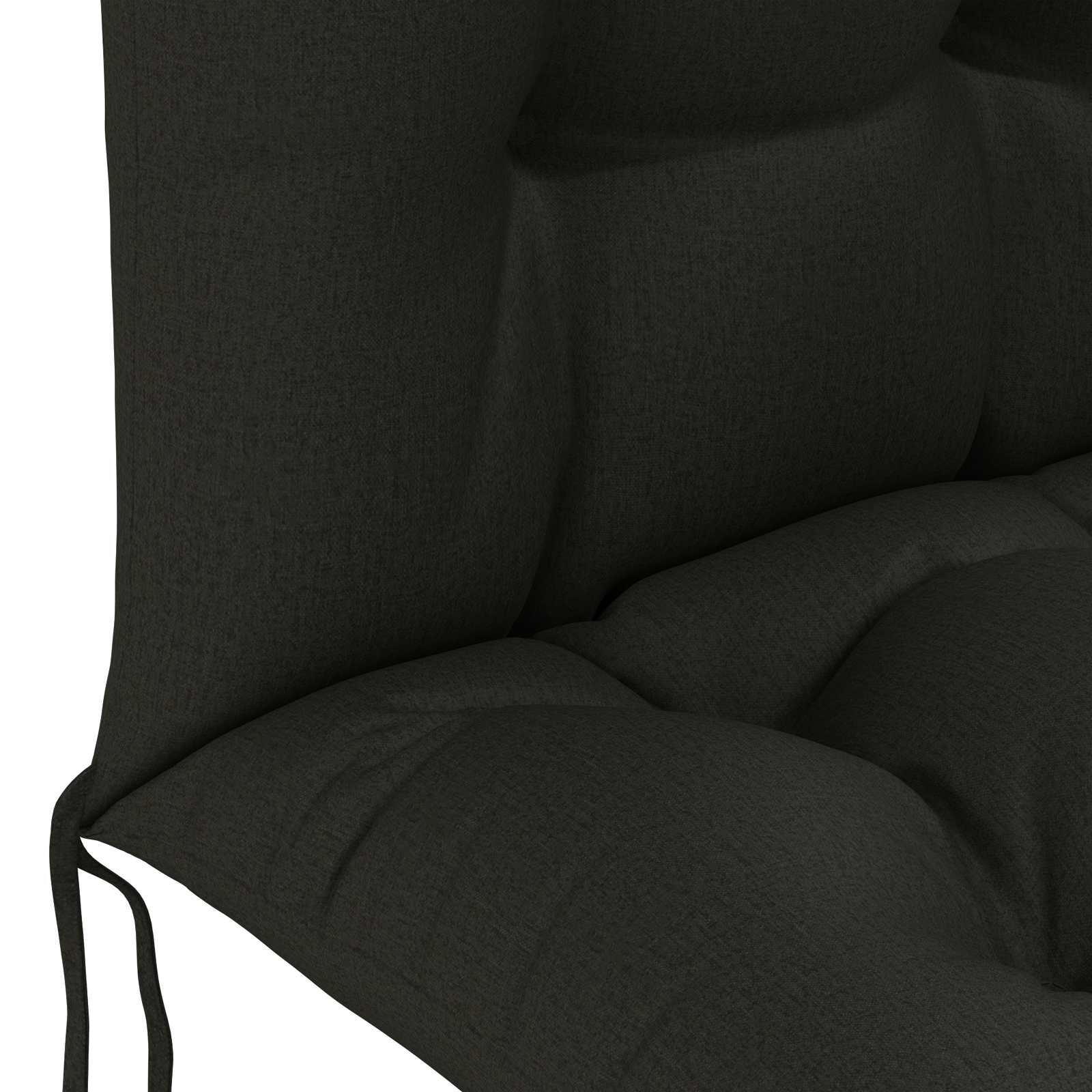 Zon Loungerkussen PUTTEN 100% Polyester Zwart 48 x 112 x 10 cm image 5