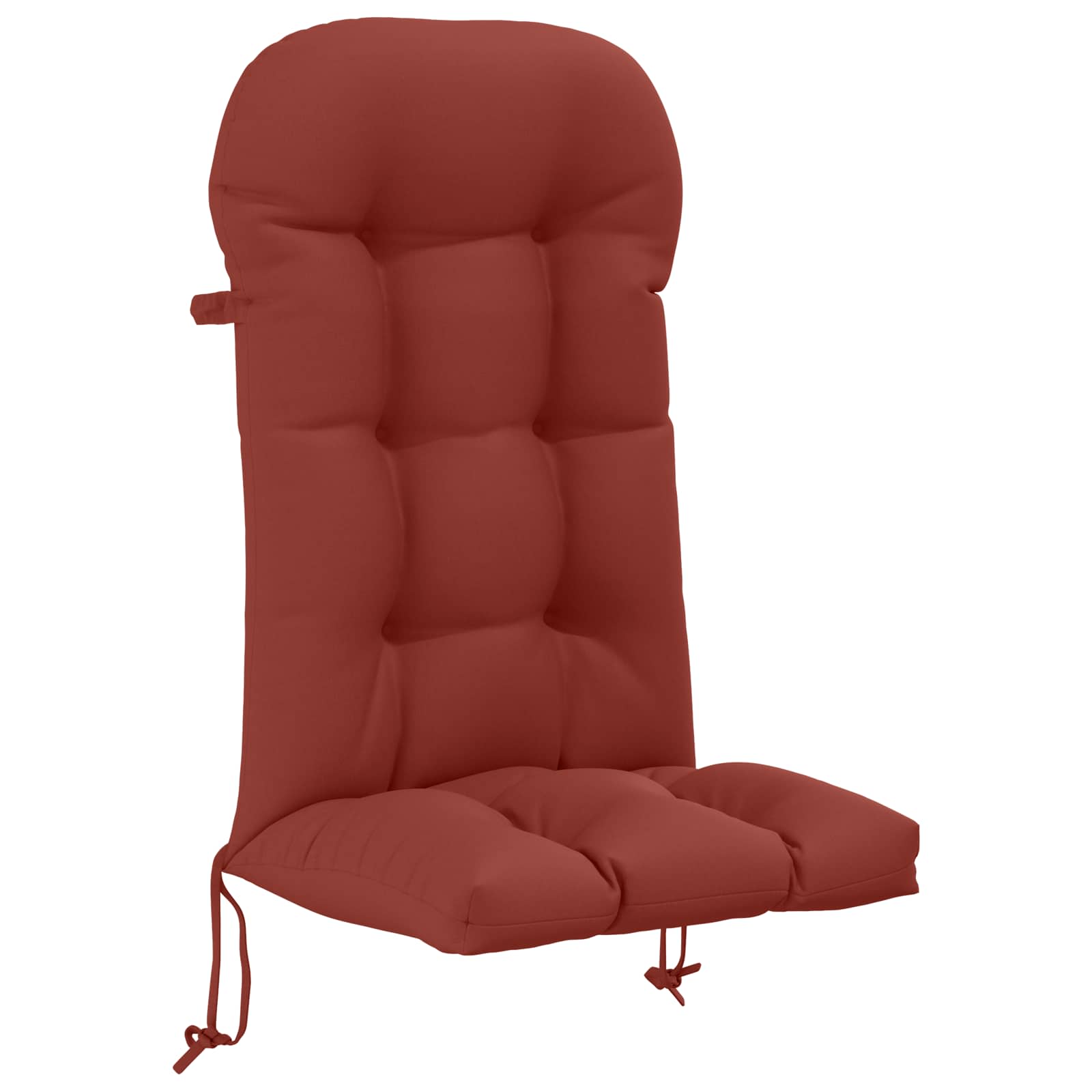 vidaXL Solseng Pude PUTTEN 100% polyester Rød 48 x 112 x 10 cm