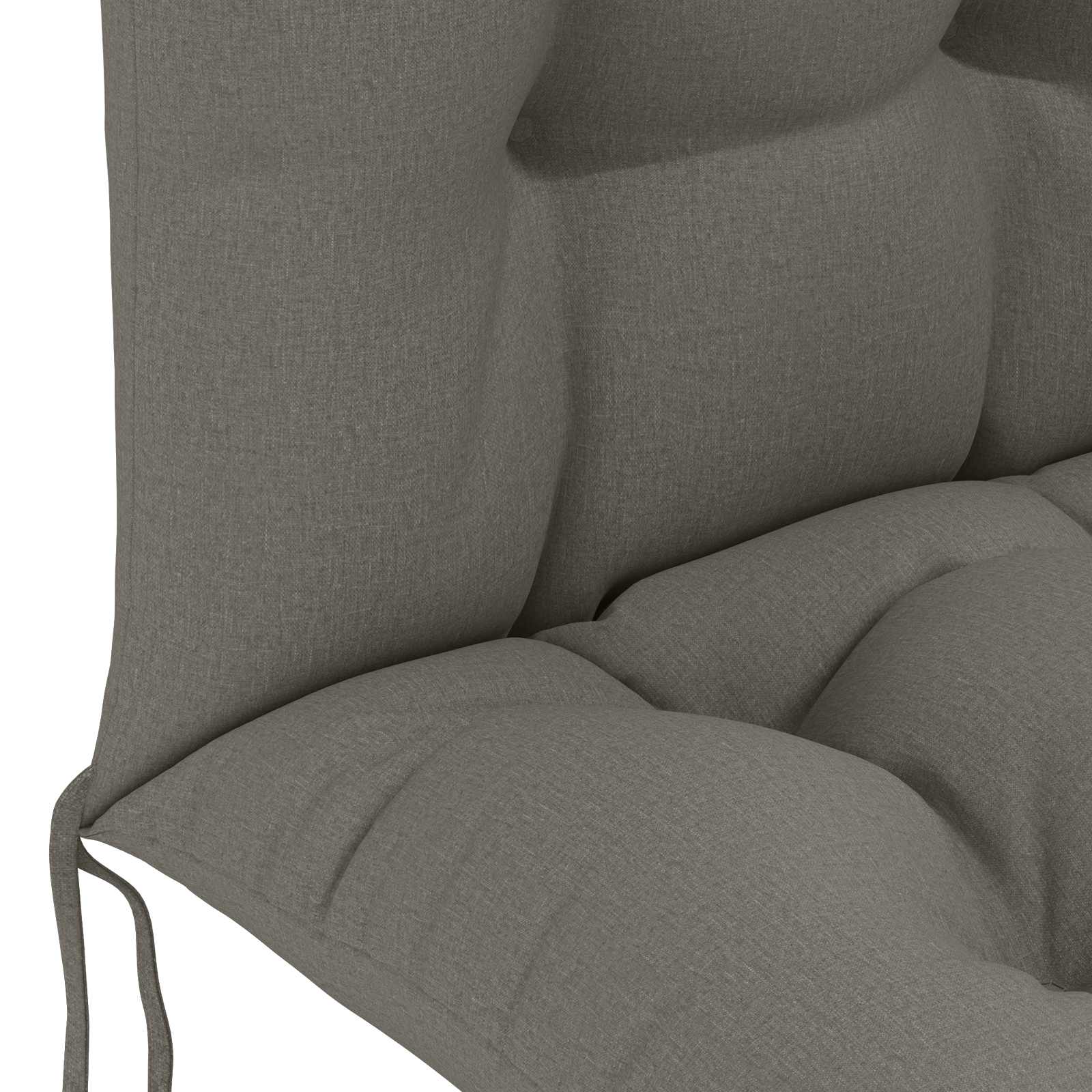 Zon Loungerkussen PUTTEN 100% Polyester Grijs 48 x 112 x 10 cm image 5