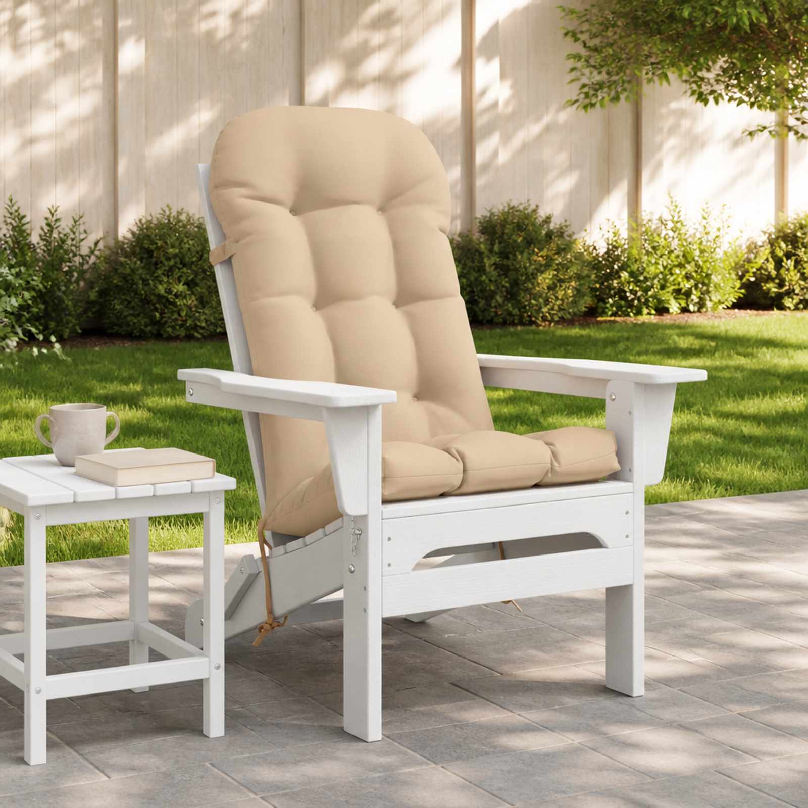 Blazina za stol Adirondack PUTTEN 100% poliester Krem