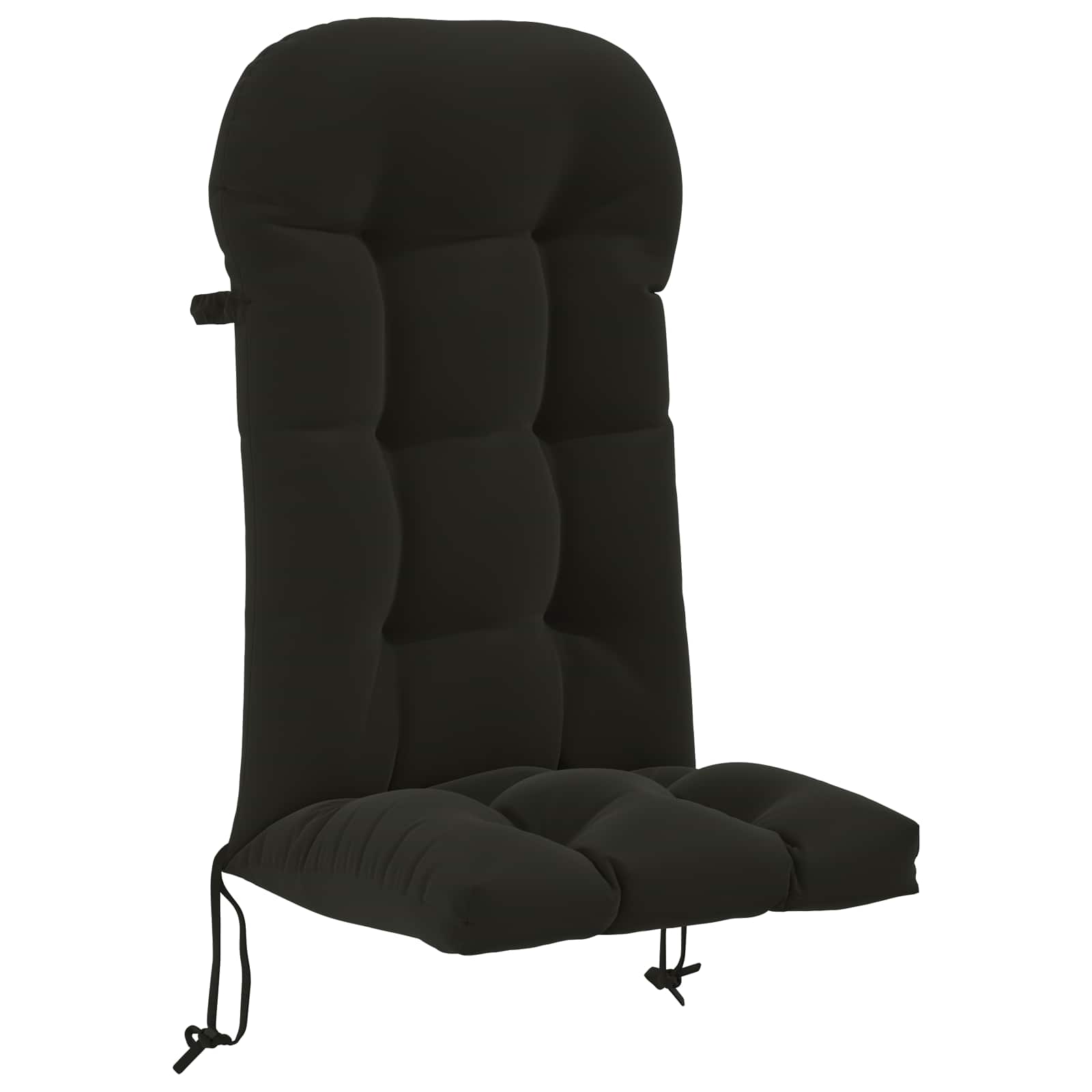 Zon Loungerkussen PUTTEN 100% Polyester Zwart 48 x 112 x 10 cm image 1