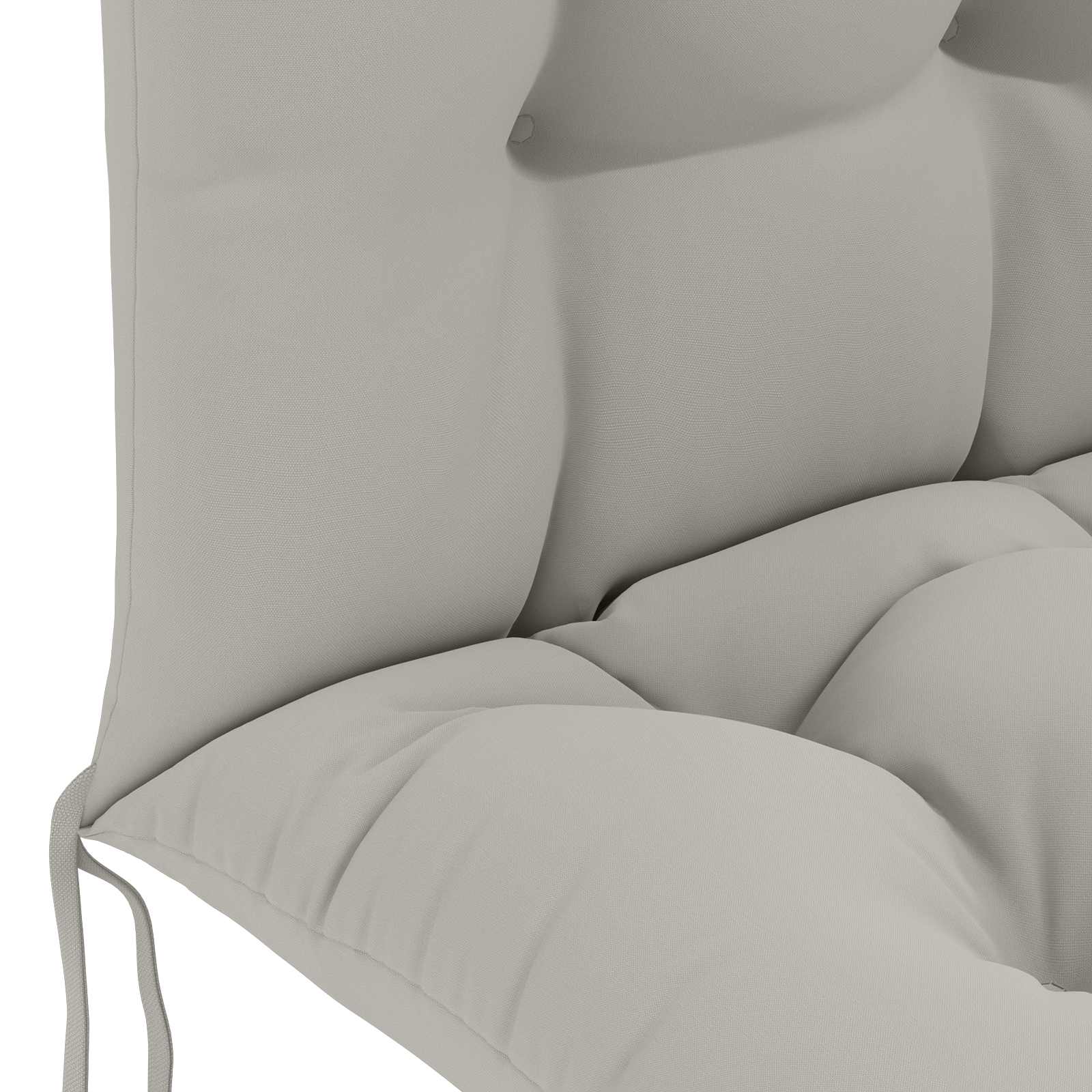 Zon Loungerkussen PUTTEN 100% Polyester Grijs 48 x 112 x 10 cm image 5