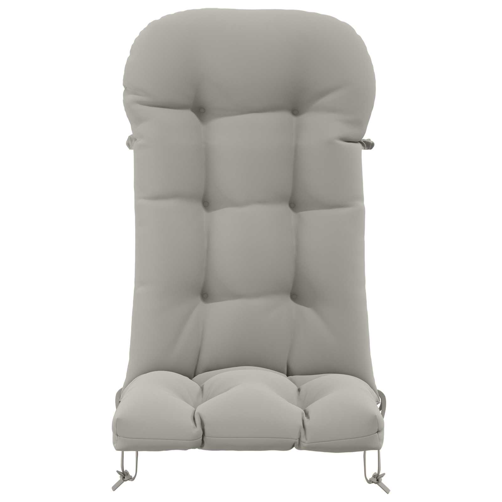 Zon Loungerkussen PUTTEN 100% Polyester Grijs 48 x 112 x 10 cm image 3