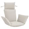 vidaXL Adirondacki padjad PUTTEN 100% Pol&uuml;ester Valge 60 x 145 x 10 cm
