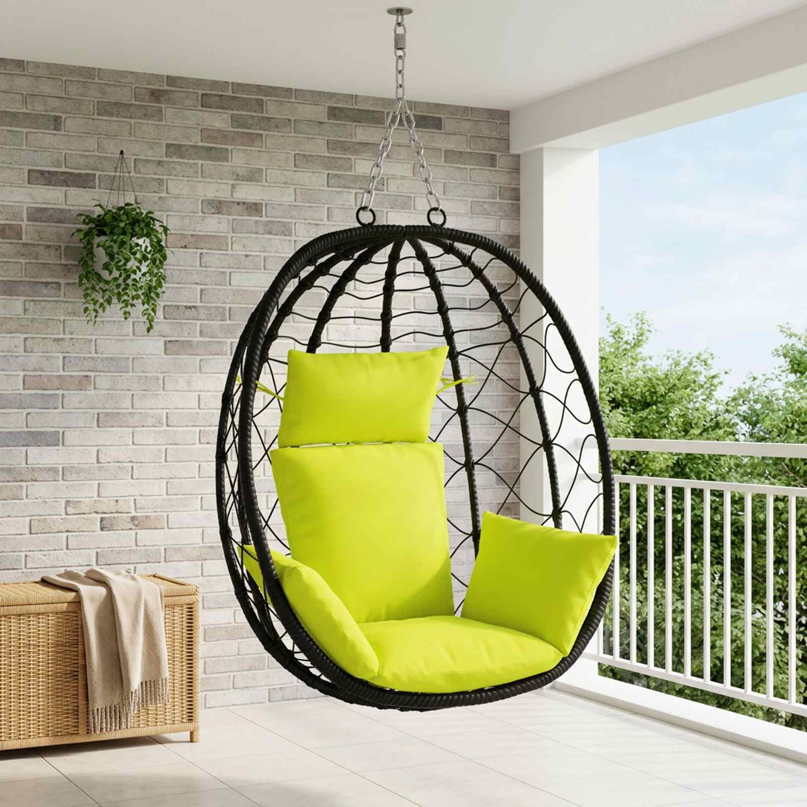 Adirondack blazina PUTTEN 100% poliester Svetlo zelena.