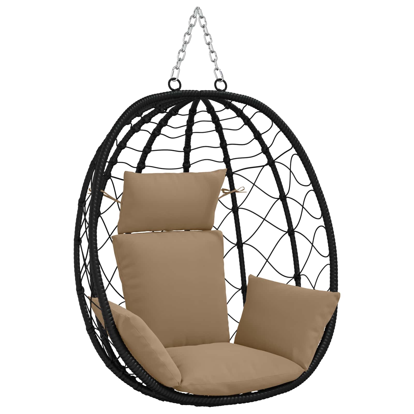 vidaXL - Adirondack - Kussen - PUTTEN - 100% - Polyester - Taupe - 60 - x - 145 - x - 10 - cm