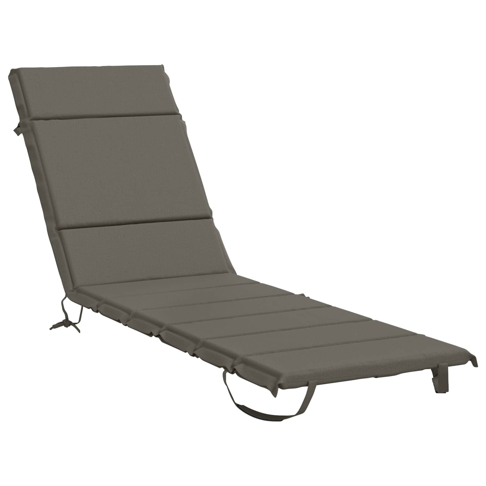 Ligstoel Kussen GEMERT 100% Polyester Grijs 200 x 50 x 3 cm image 2