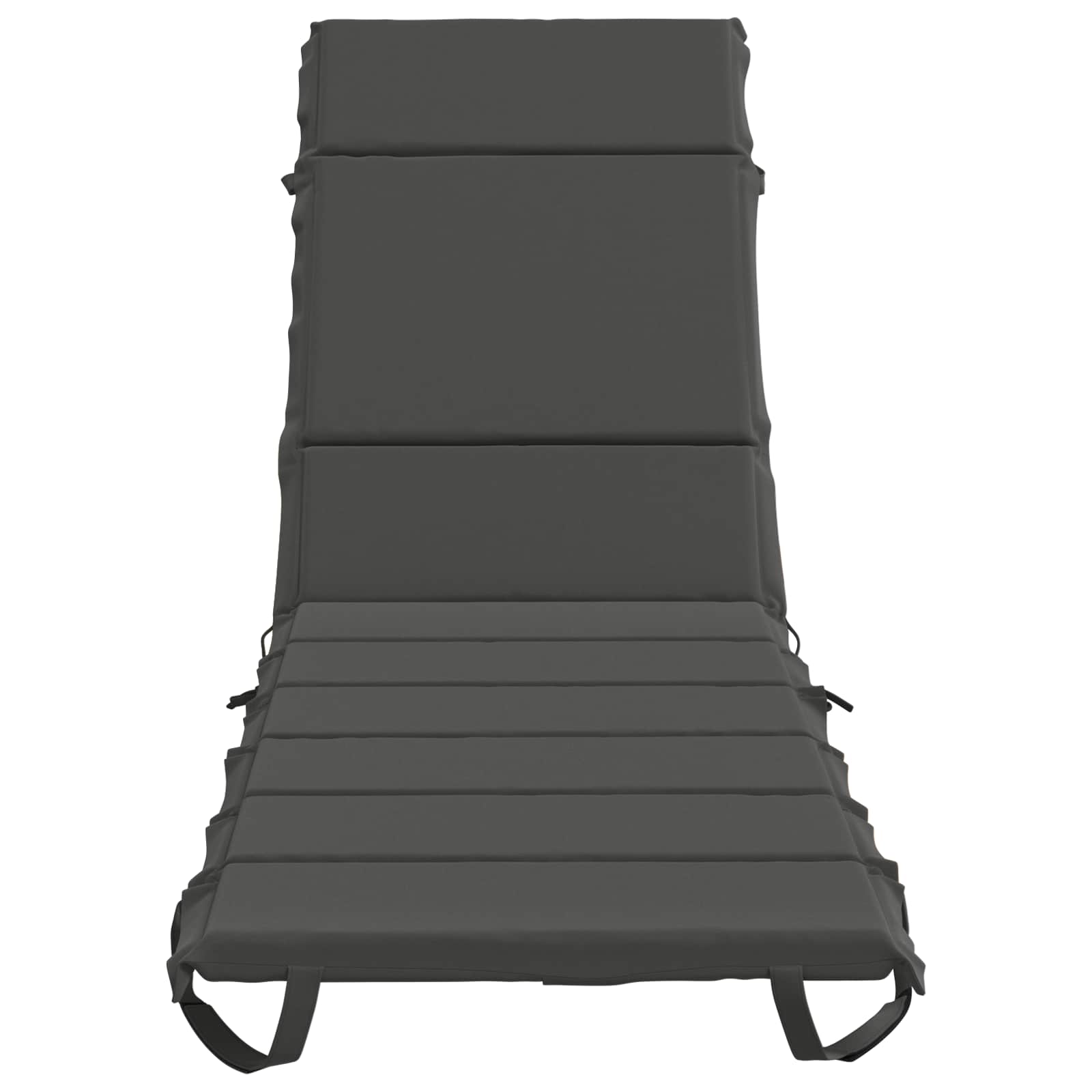 Ligstoel Kussen GEMERT 100% Polyester Antraciet 200 x 50 x 3 cm image 4