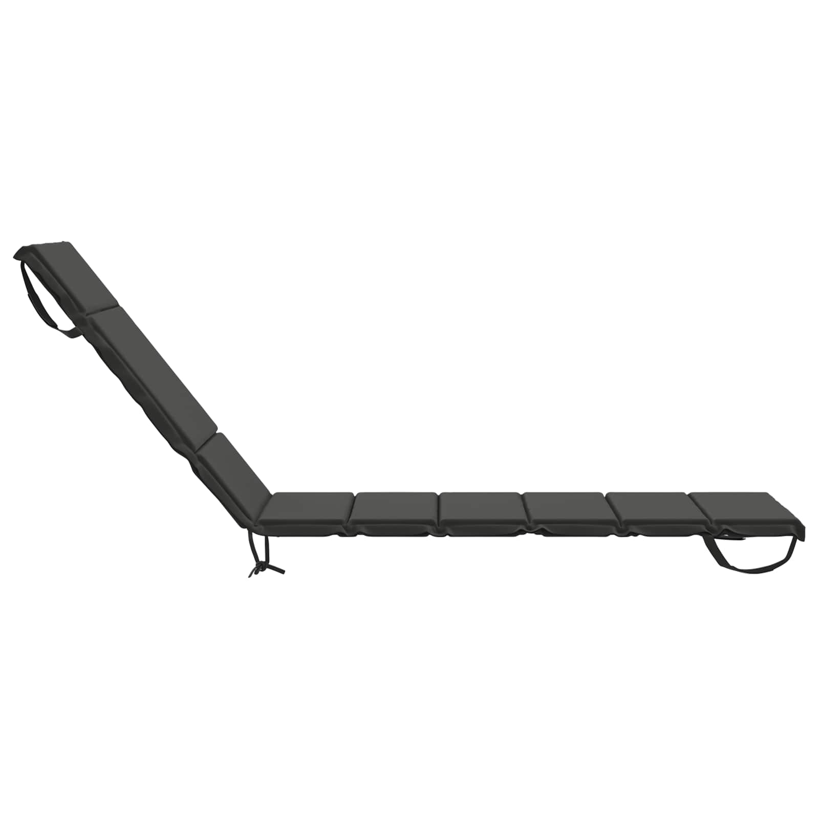 Ligstoel Kussen GEMERT 100% Polyester Antraciet 200 x 55 x 3 cm image 5