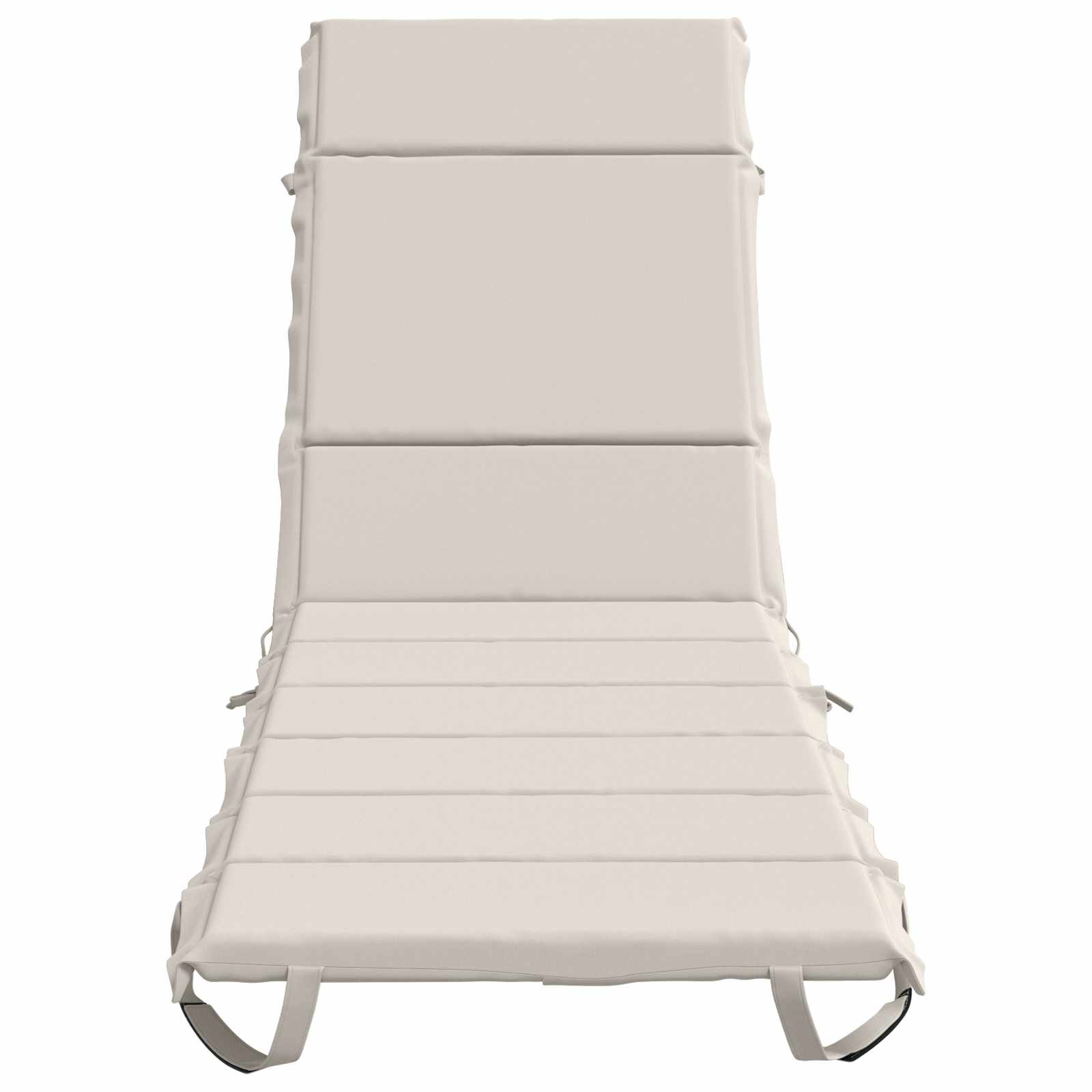 Ligstoel Kussen GEMERT 100% Polyester Wit 200 x 60 x 3 cm image 4