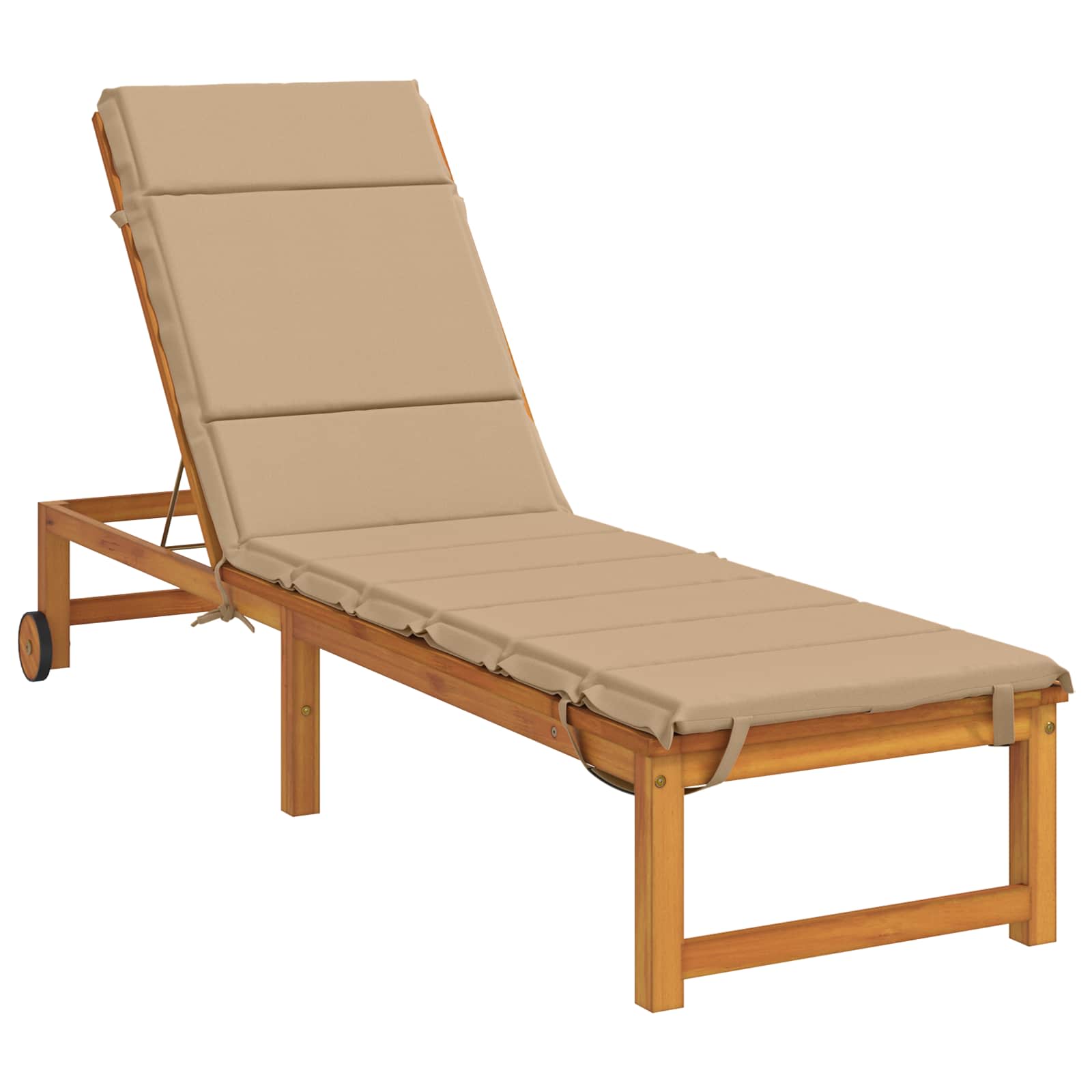 Ligstoel Kussen GEMERT 100% Polyester Zand 200 x 60 x 3 cm image 3