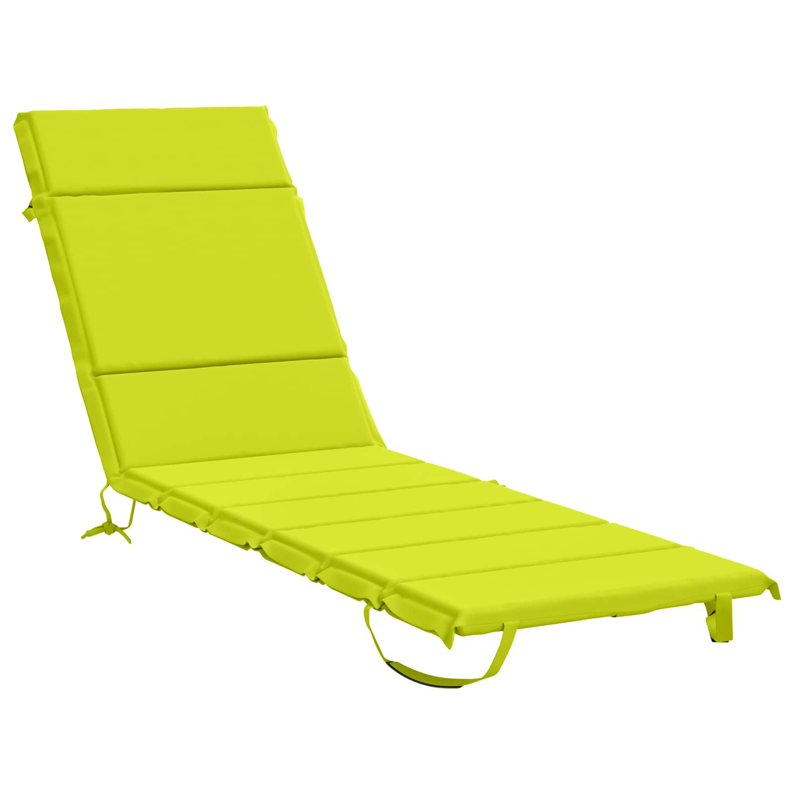 Ligstoel Kussen GEMERT 100% Polyester Helder groen image 2