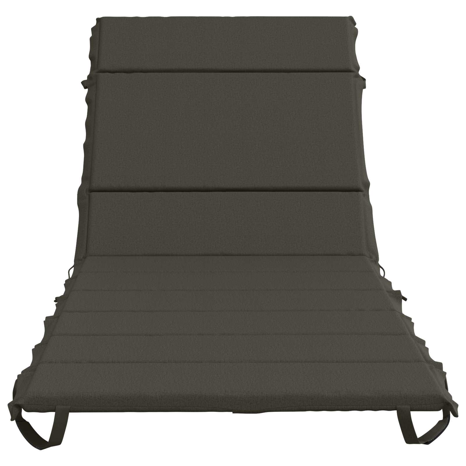 Ligstoel Kussen GEMERT 100% Polyester Antraciet 200 x 70 x 3 cm image 4