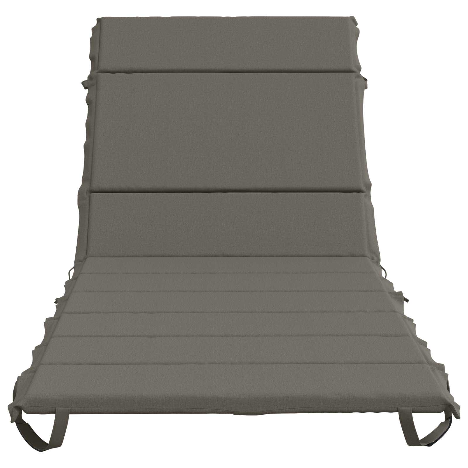 Ligstoel Kussen GEMERT 100% Polyester Grijs 200 x 70 x 3 cm image 4