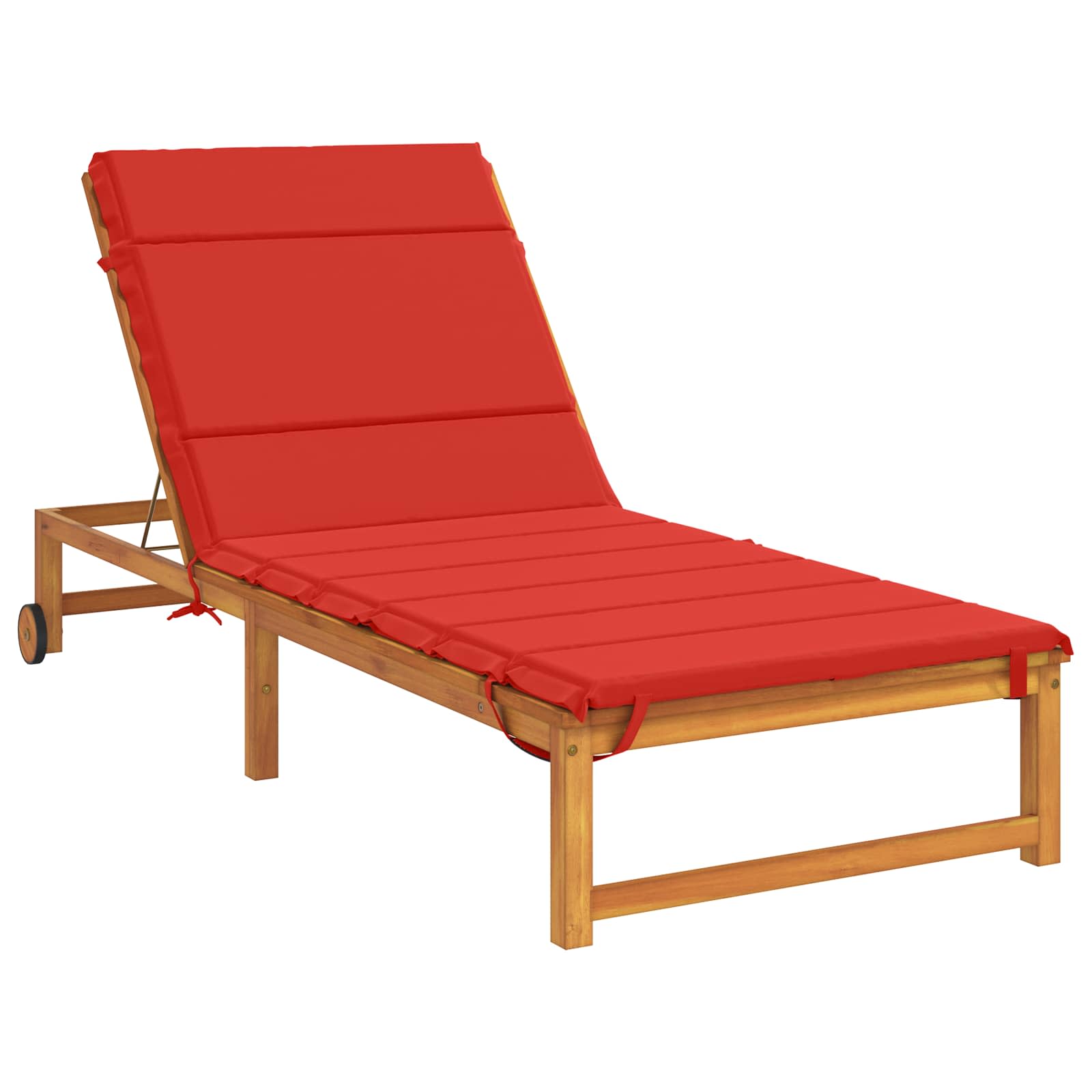 Ligstoel Kussen GEMERT 100% Polyester Rood 200 x 70 x 3 cm image 3