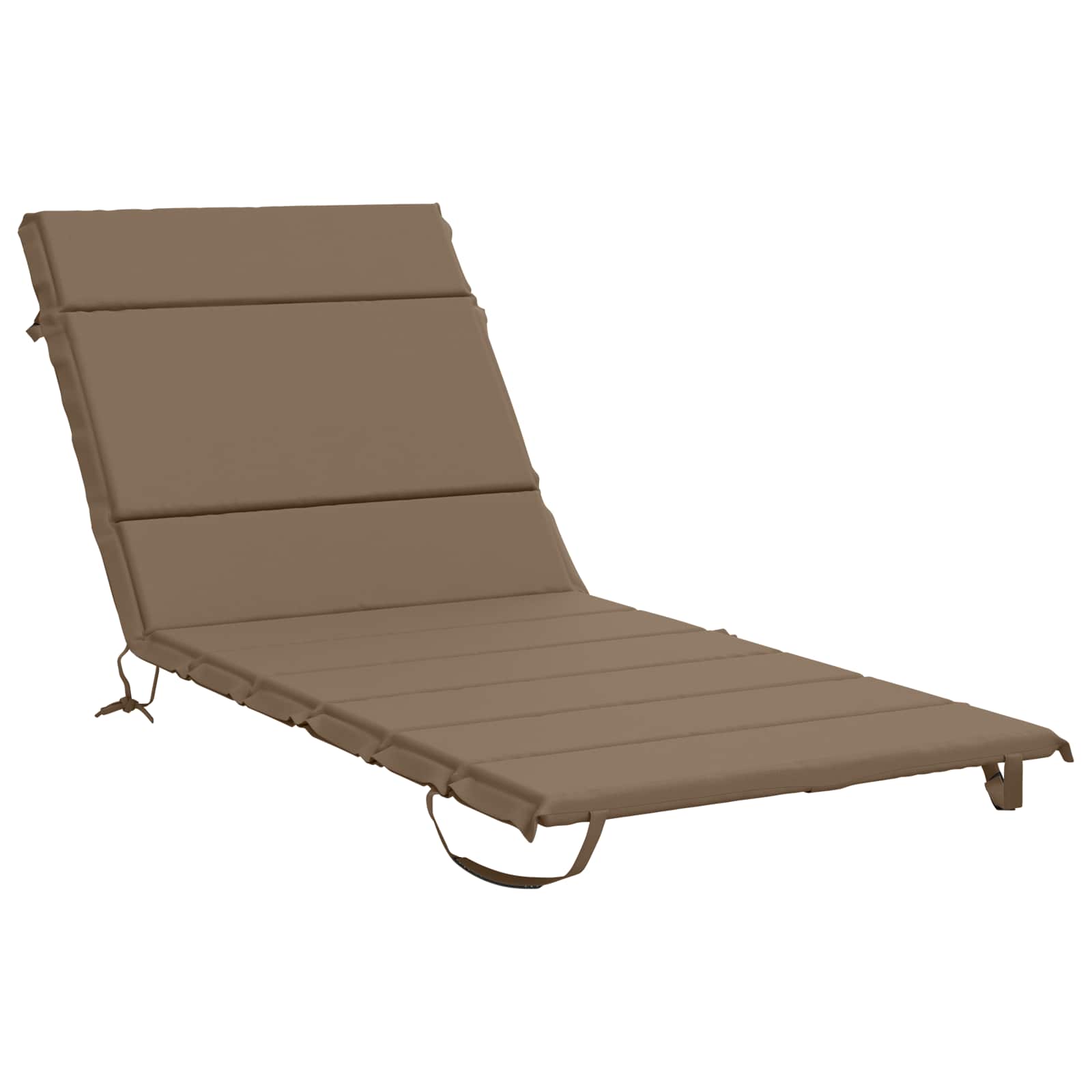 Ligstoel Kussen GEMERT 100% Polyester Taupe 200 x 80 x 3 cm image 2