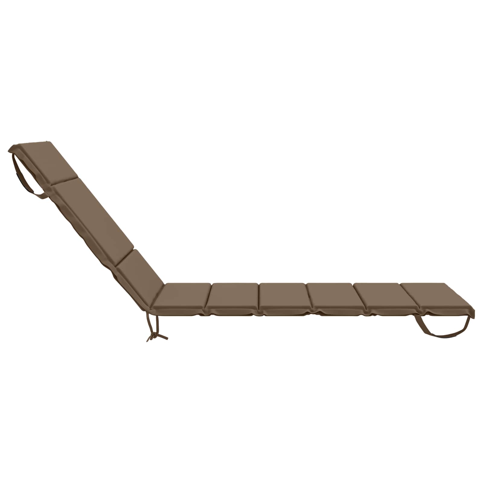 Ligstoel Kussen GEMERT 100% Polyester Taupe 200 x 80 x 3 cm image 5