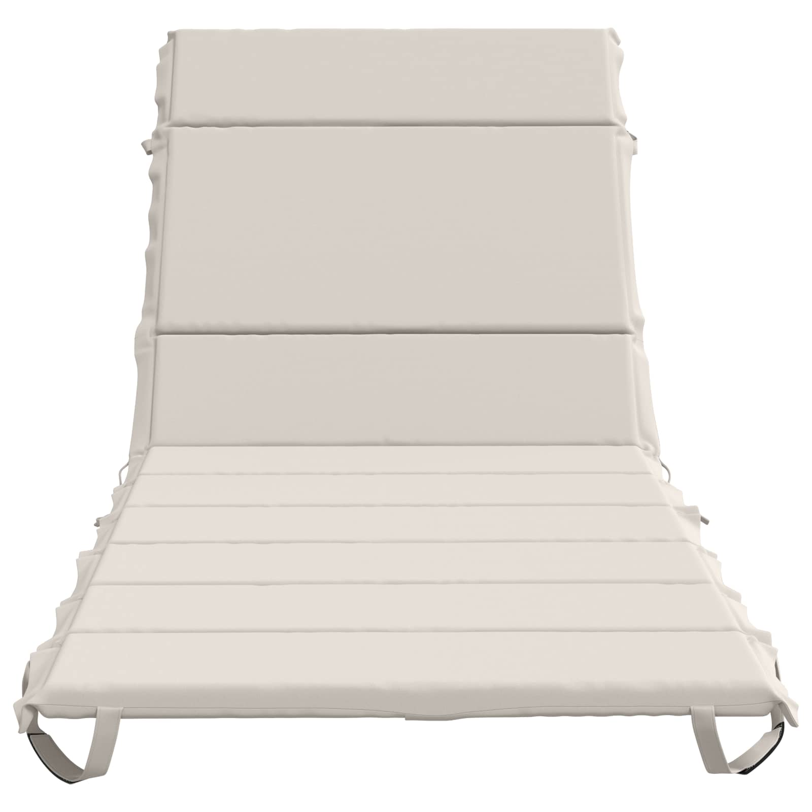 Ligstoel Kussen GEMERT 100% Polyester Wit 200 x 80 x 3 cm image 4