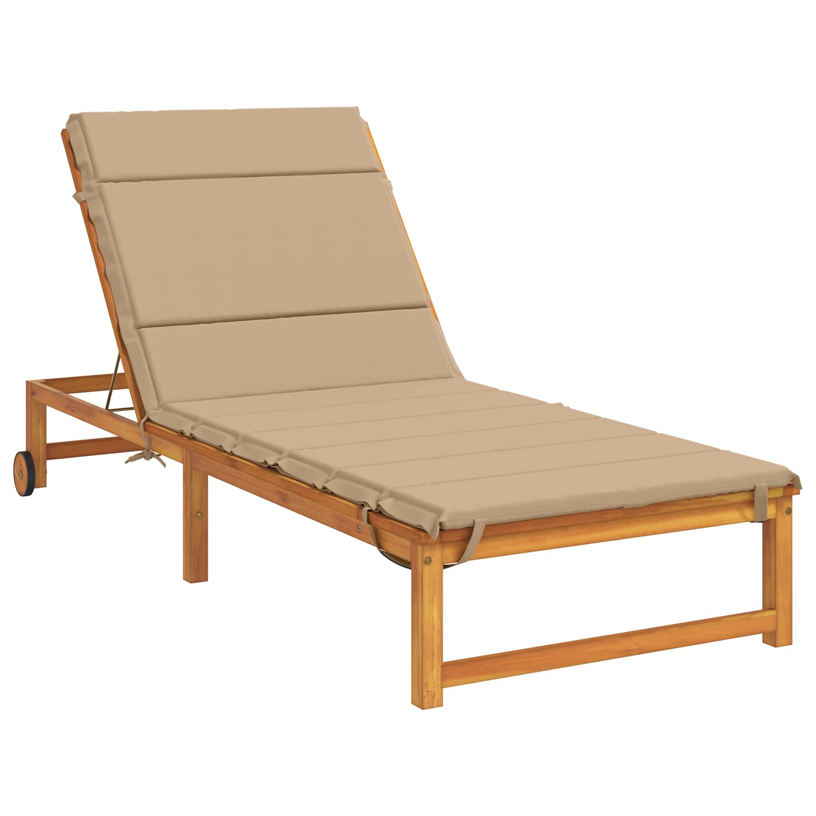 Ligstoel Kussen GEMERT 100% Polyester Zand 200 x 80 x 3 cm image 3