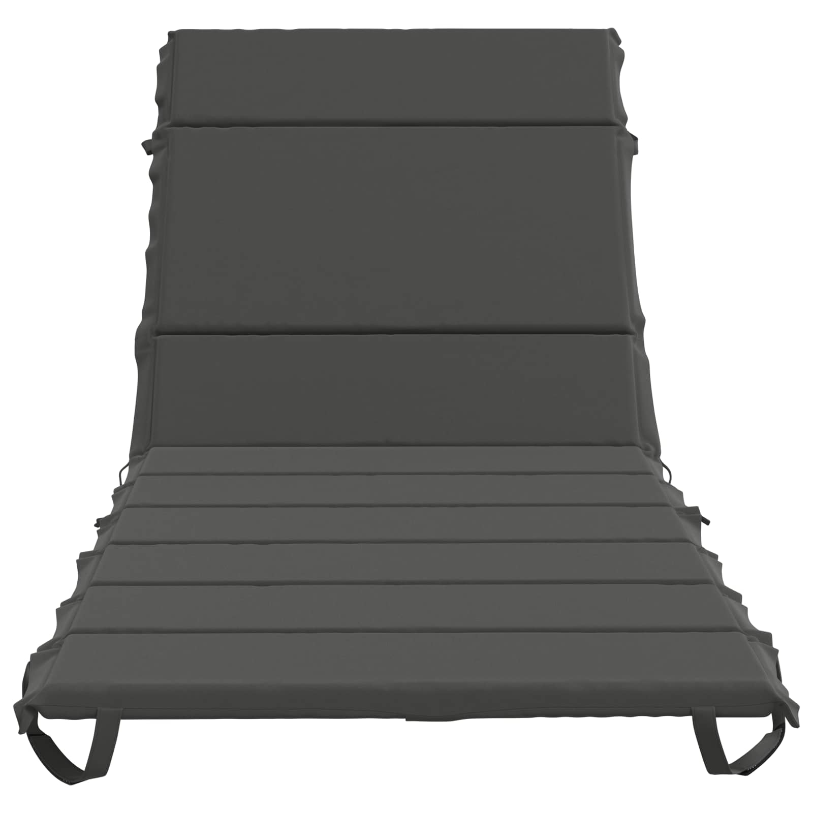 Ligstoel Kussen GEMERT 100% Polyester Antraciet 200 x 80 x 3 cm image 4