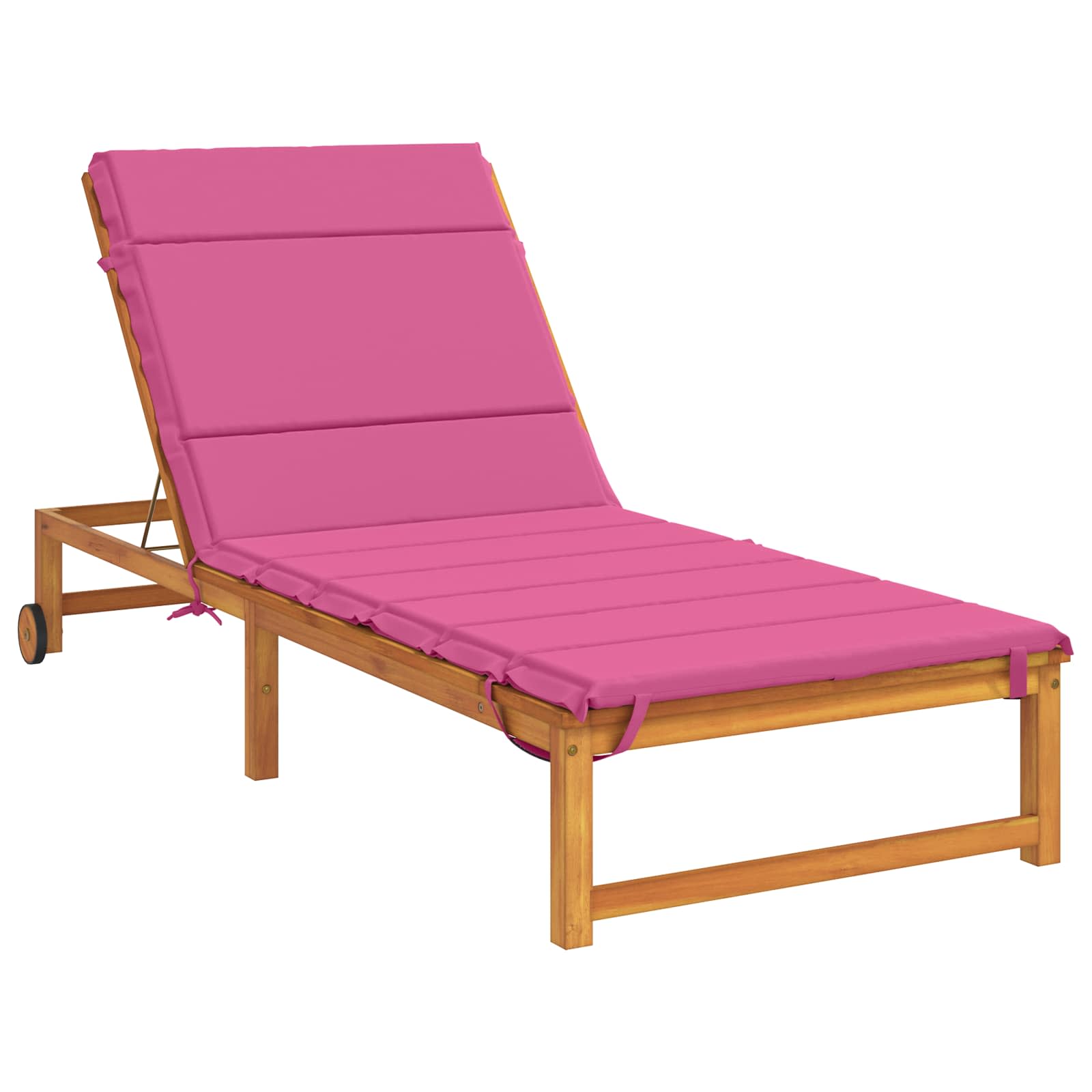 Ligstoel Kussen GEMERT 100% Polyester Roze 200 x 80 x 3 cm image 3
