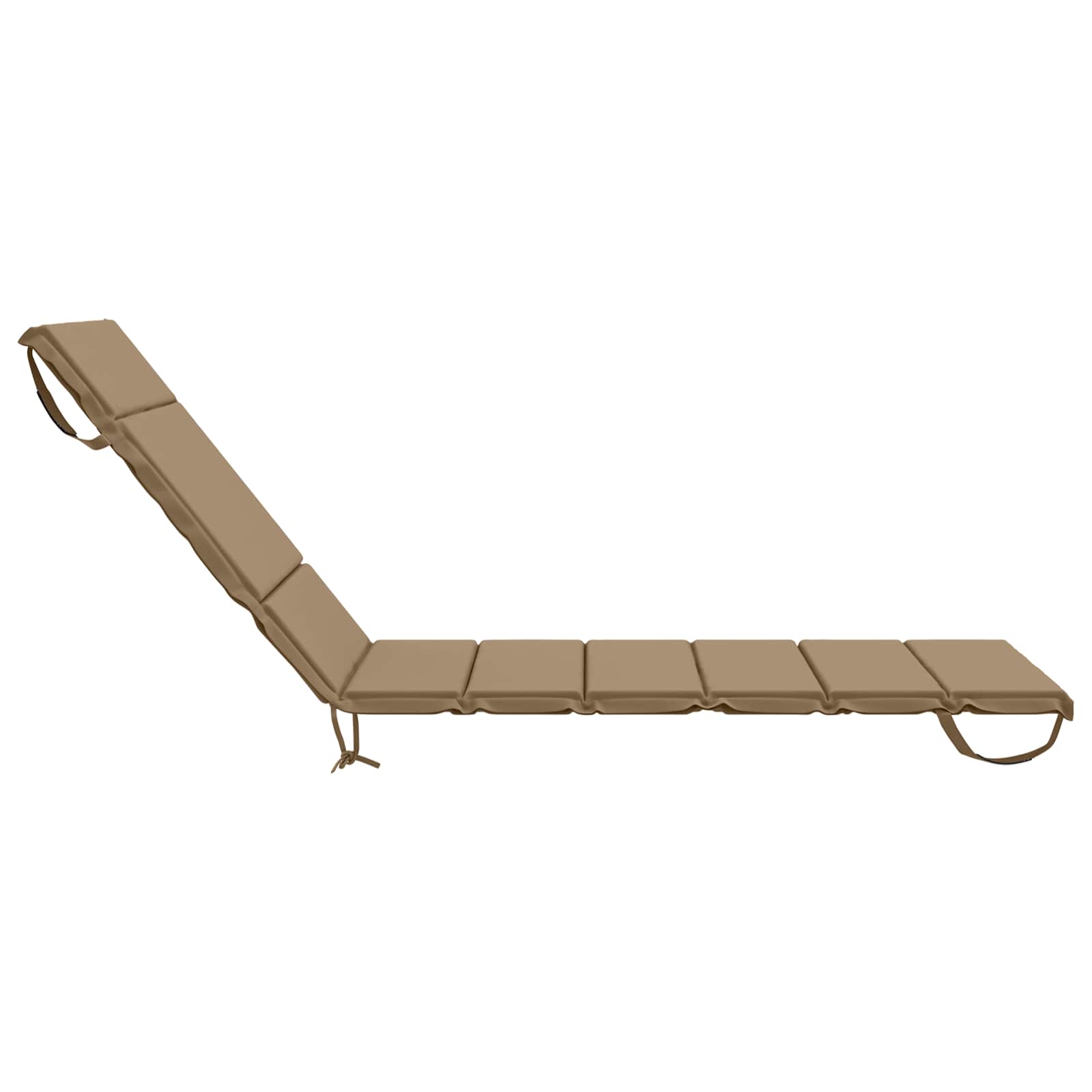 Ligstoel Kussen GEMERT 100% Polyester Taupe 200 x 80 x 3 cm image 5