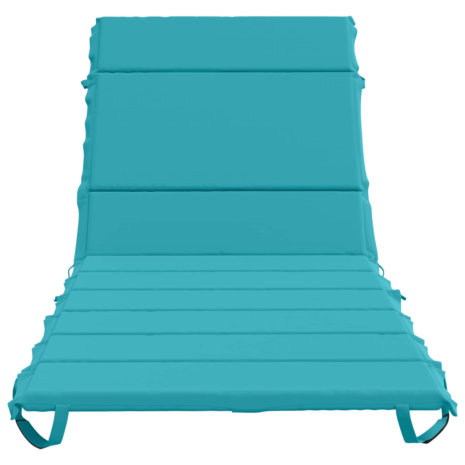 Ligstoel Kussen GEMERT 100% Polyester Turquoise 200 x 80 x 3 cm image 4