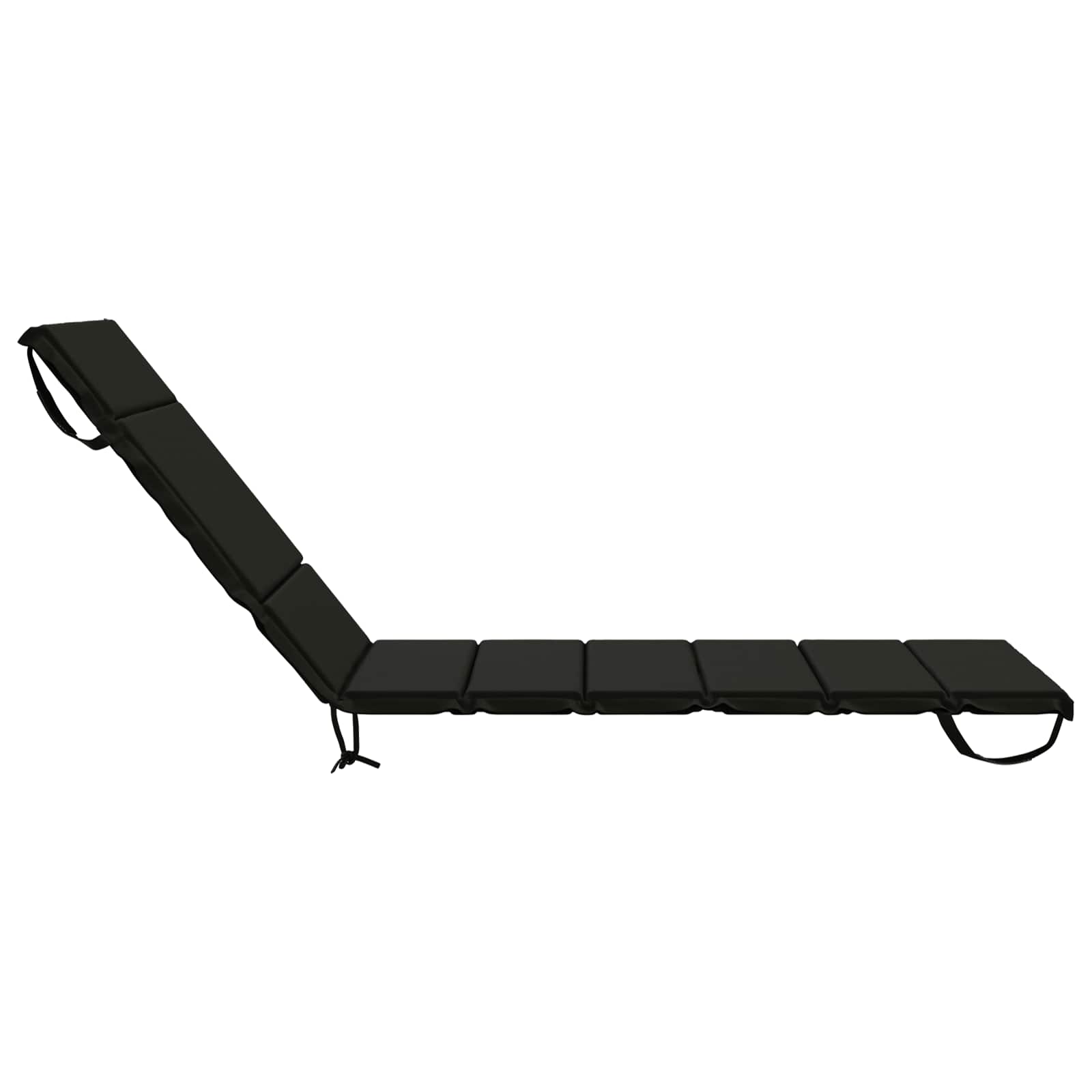 Ligstoel Kussen GEMERT 100% Polyester Zwart 200 x 90 x 3 cm image 5