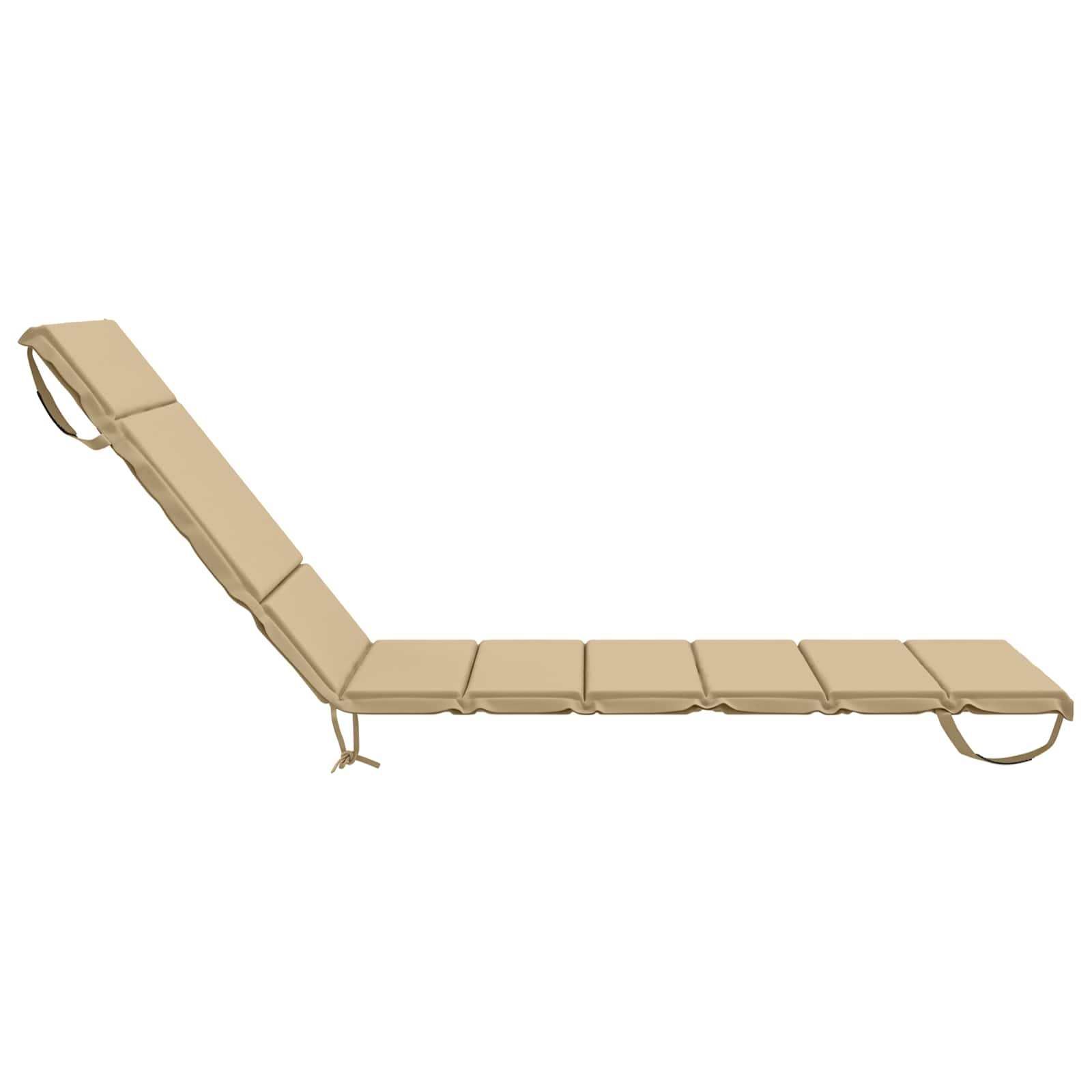 Ligstoel Kussen GEMERT 100% Polyester Beige 200 x 90 x 3 cm image 5