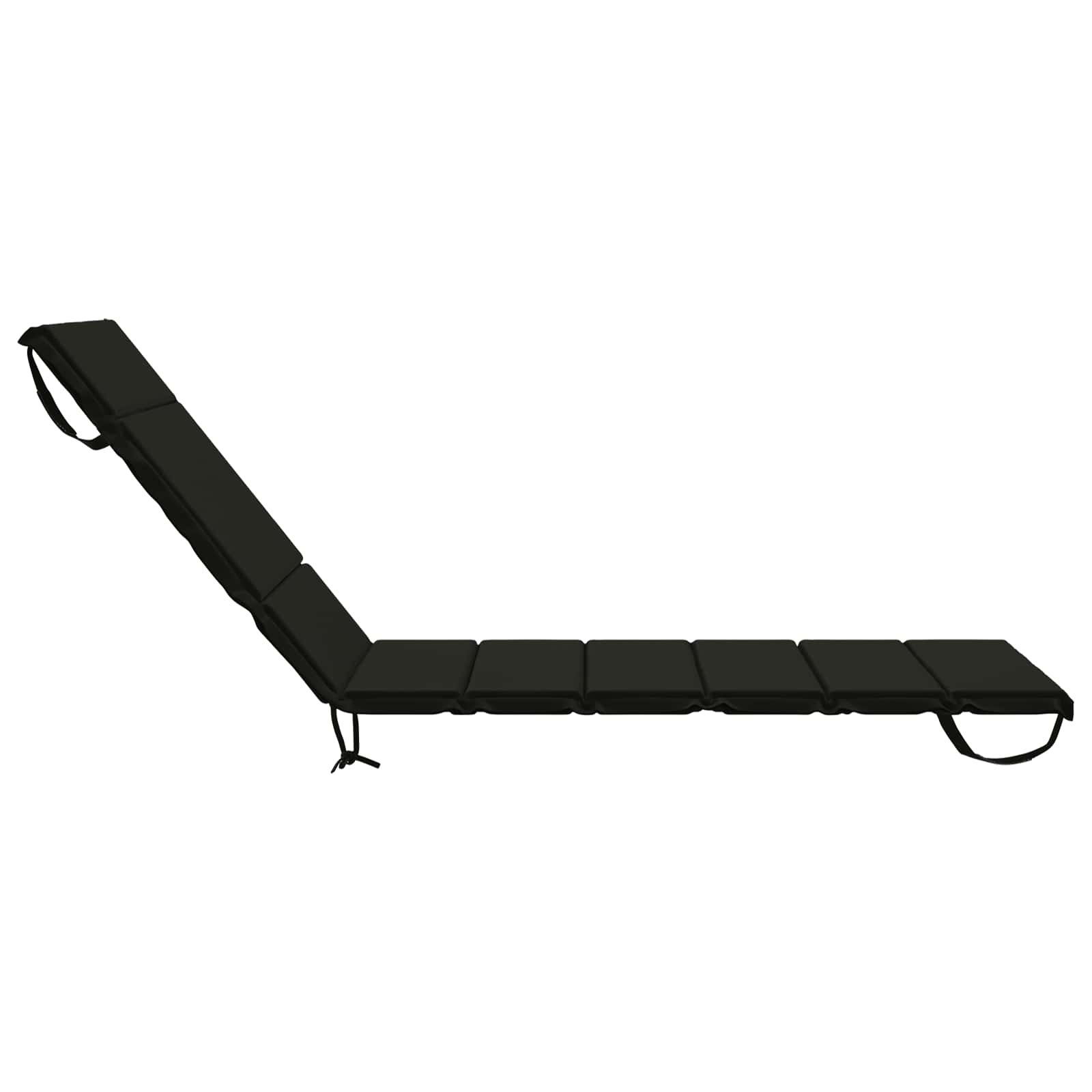 Ligstoel Kussen GEMERT 100% Polyester Zwart 200 x 90 x 3 cm image 5