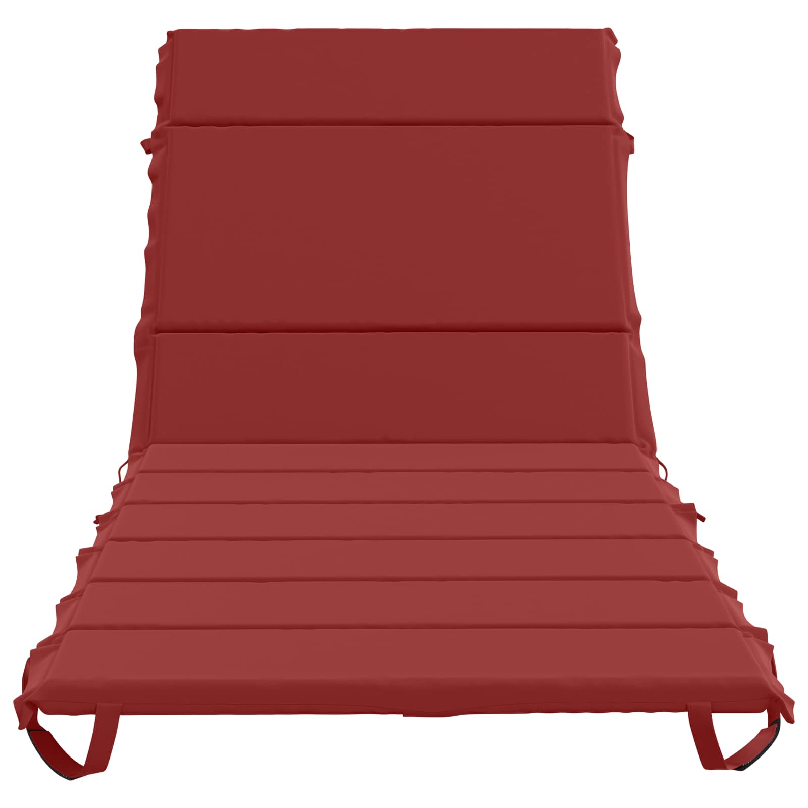 Ligstoel Kussen GEMERT 100% Polyester Wijnrood 200 x 90 x 3 cm image 4