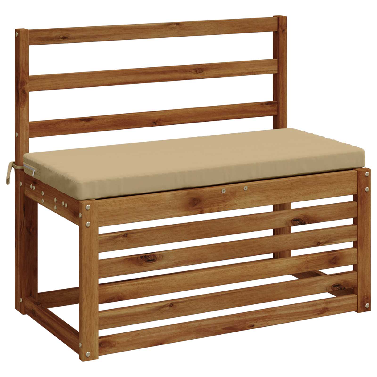2-delige Bankkussens SOEST 2 st 100% Polyester Beige image 2
