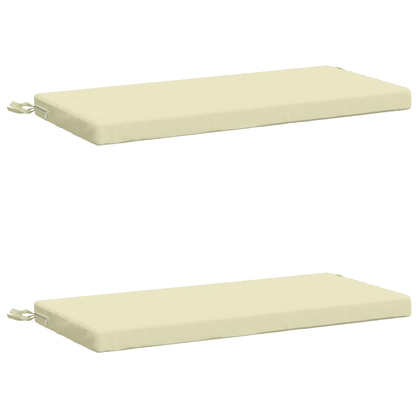 2-delige Bankkussens SOEST 2 st 100% Polyester Crèmekleurig image 2