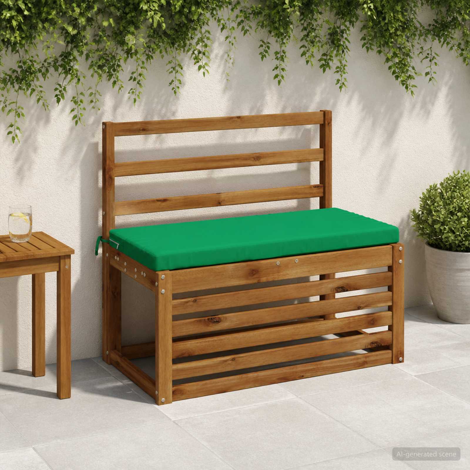 Bankkussen SOEST 100% Polyester Groen 60 x 40 x 5 cm image 1