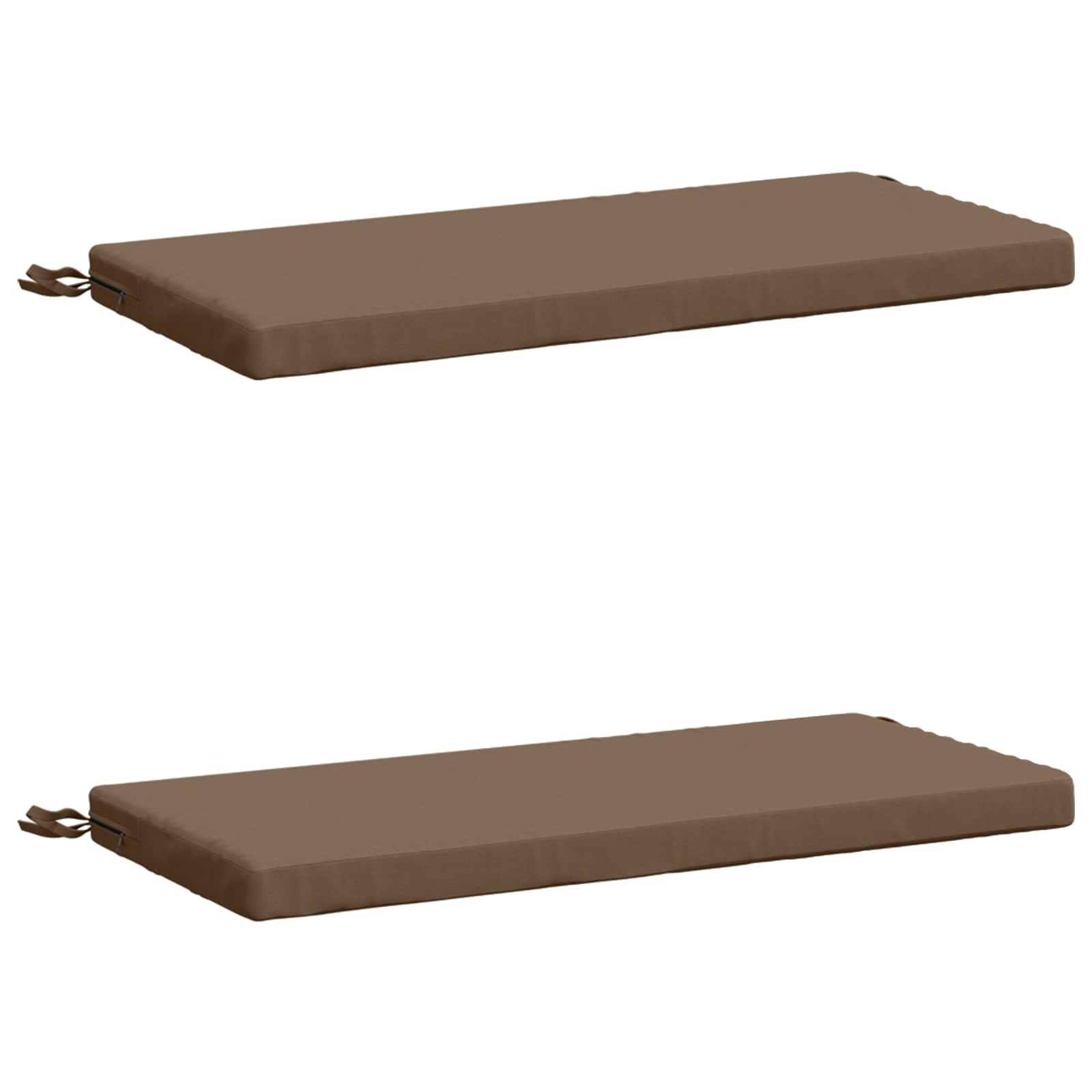 2-delige Bankkussens SOEST 2 st 100% Polyester Taupe image 2