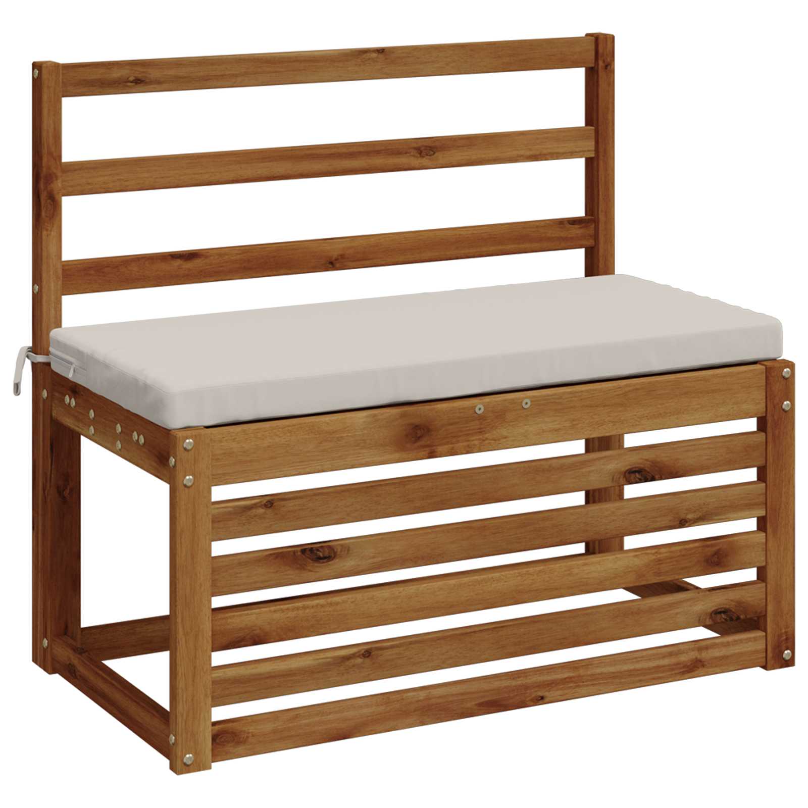 Bankkussen SOEST 100% Polyester Wit 80 x 40 x 5 cm image 2