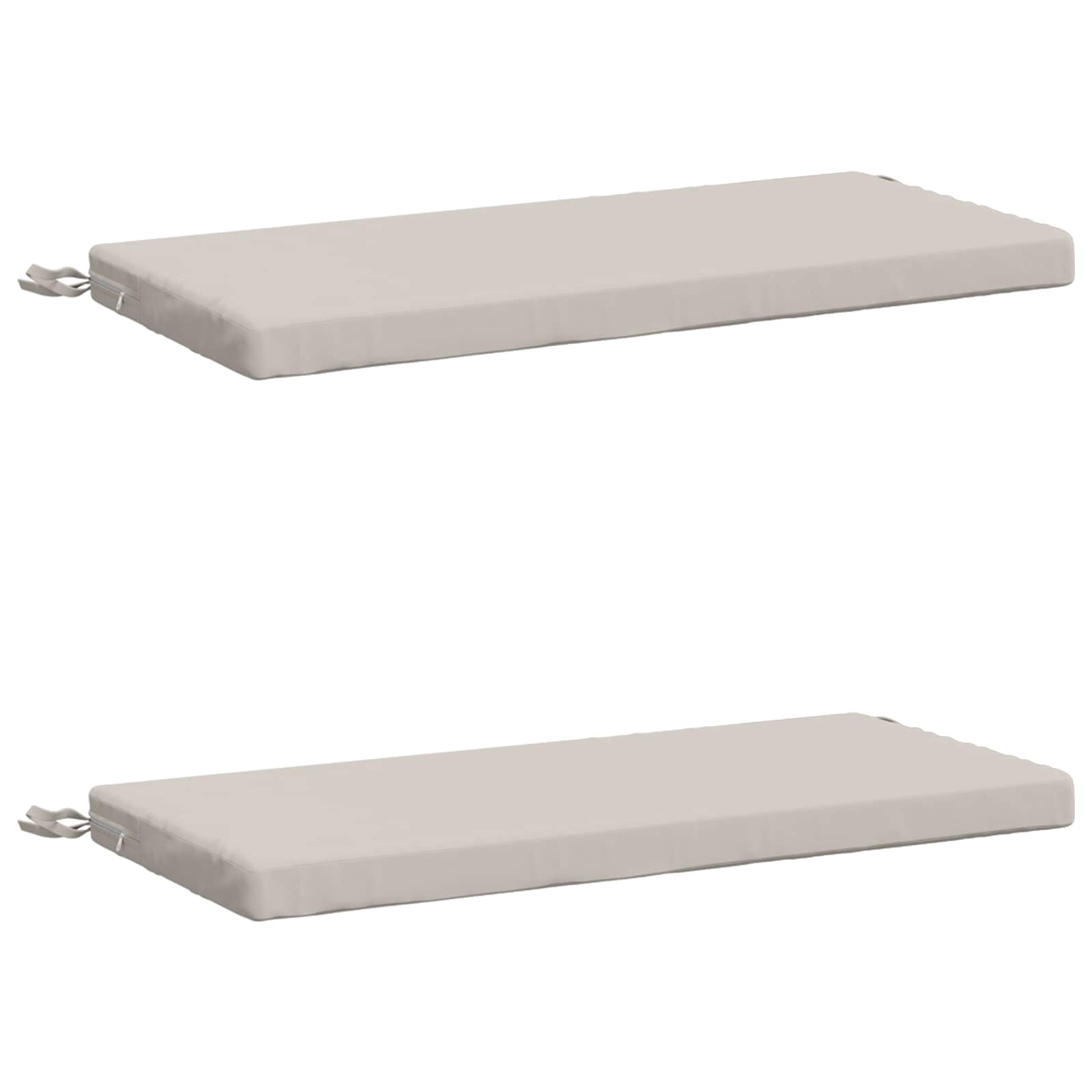 2-delige Bankkussens SOEST 2 st 100% Polyester Wit image 2