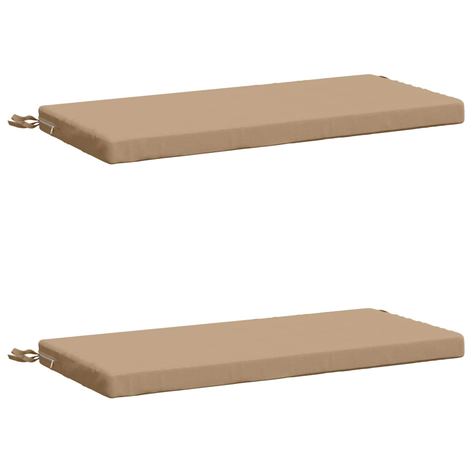 2-delige Bankkussens SOEST 2 st 100% Polyester Zand image 2