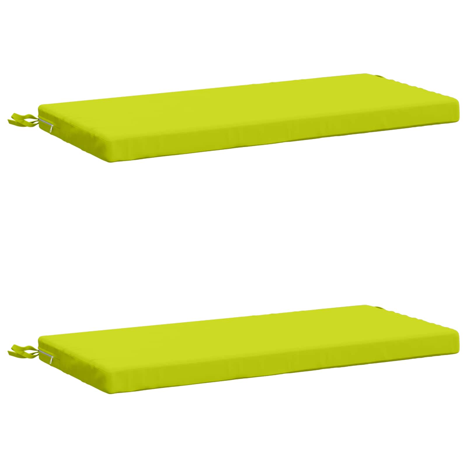 2-delige Bankkussens SOEST 2 st 100% Polyester Helder groen image 2