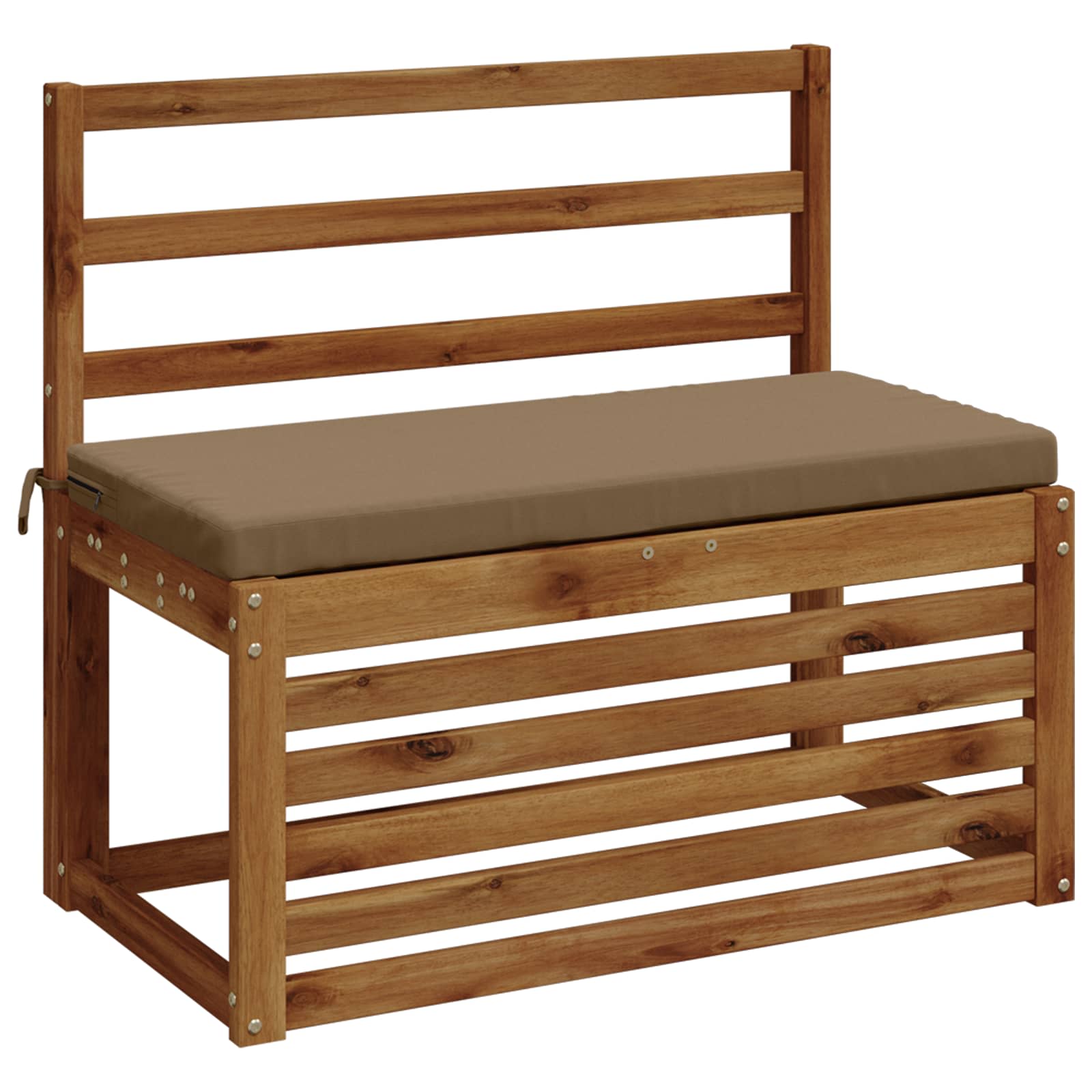 Bankkussen SOEST 100% Polyester Taupe 80 x 40 x 5 cm image 2