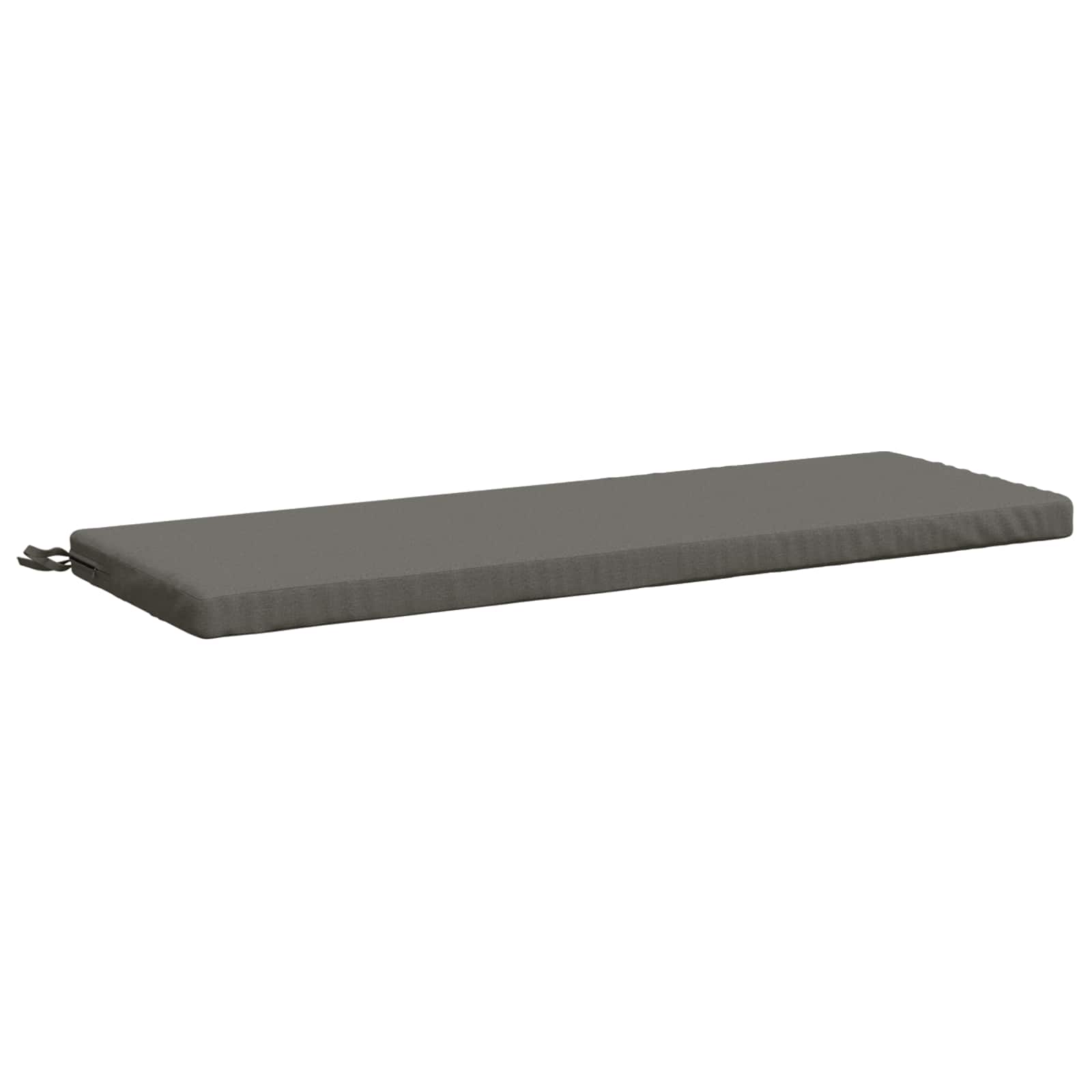 vidaXL Vankúš na lavičku SOEST 100% polyester Sivá 100 x 40 x 5 cm