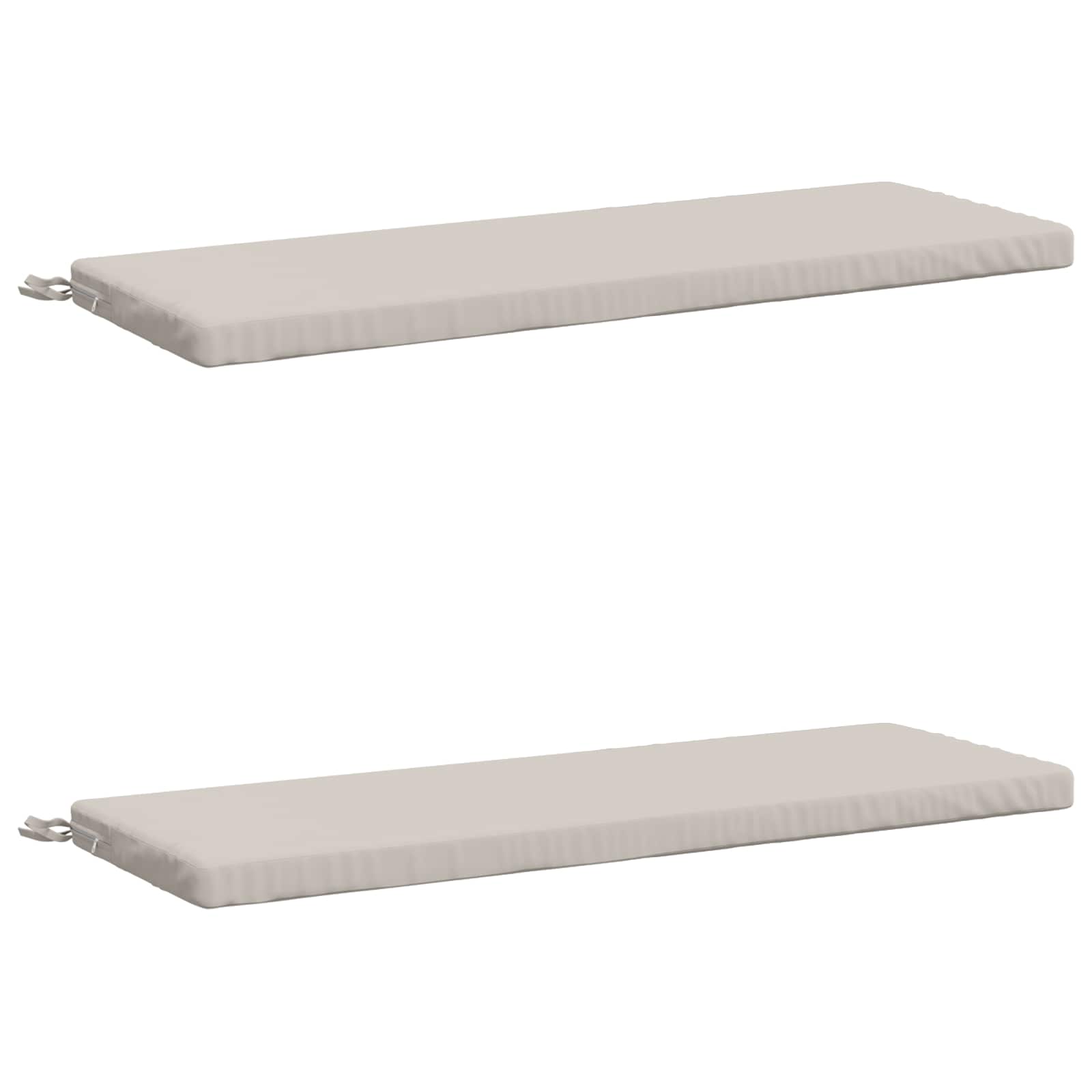 2-delige Bankkussens SOEST 2 st 100% Polyester Wit image 2