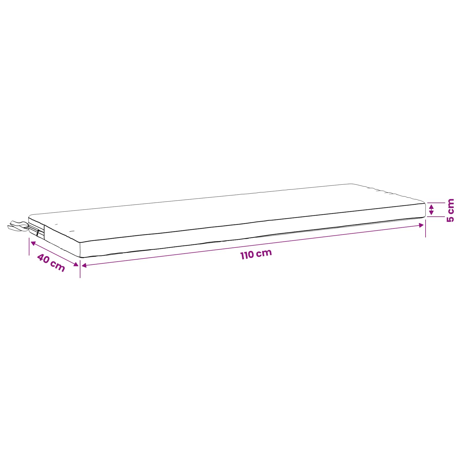 2-delige Bankkussens SOEST 2 st 100% Polyester Roze image 9