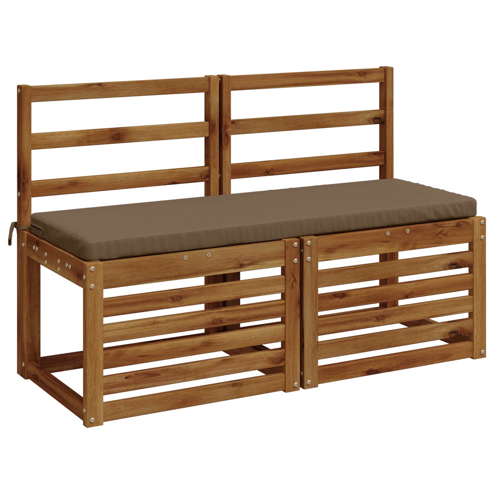 Bankkussen SOEST 100% Polyester Taupe 120 x 40 x 5 cm image 2