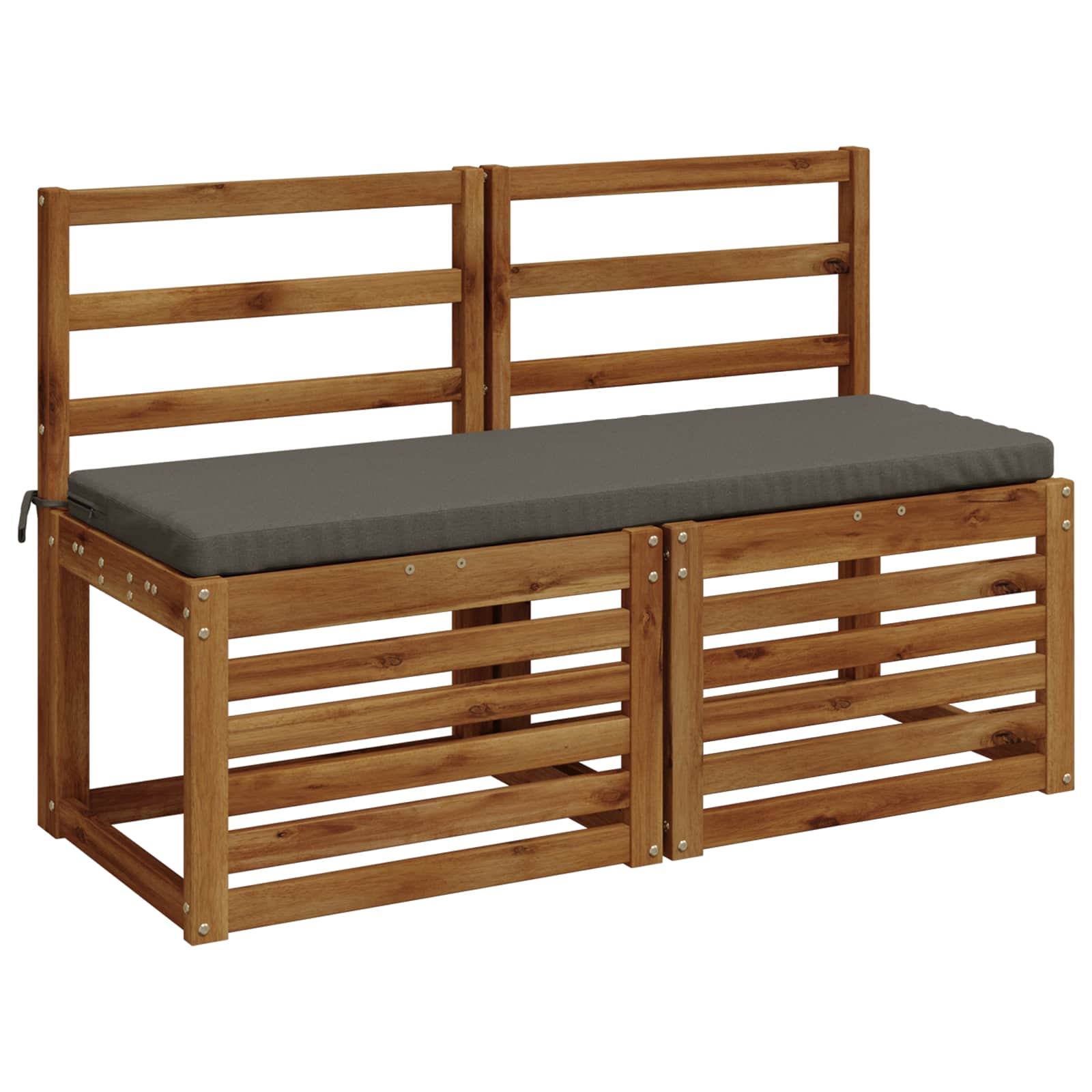 Bankkussen SOEST 100% Polyester Grijs 120 x 40 x 5 cm image 2