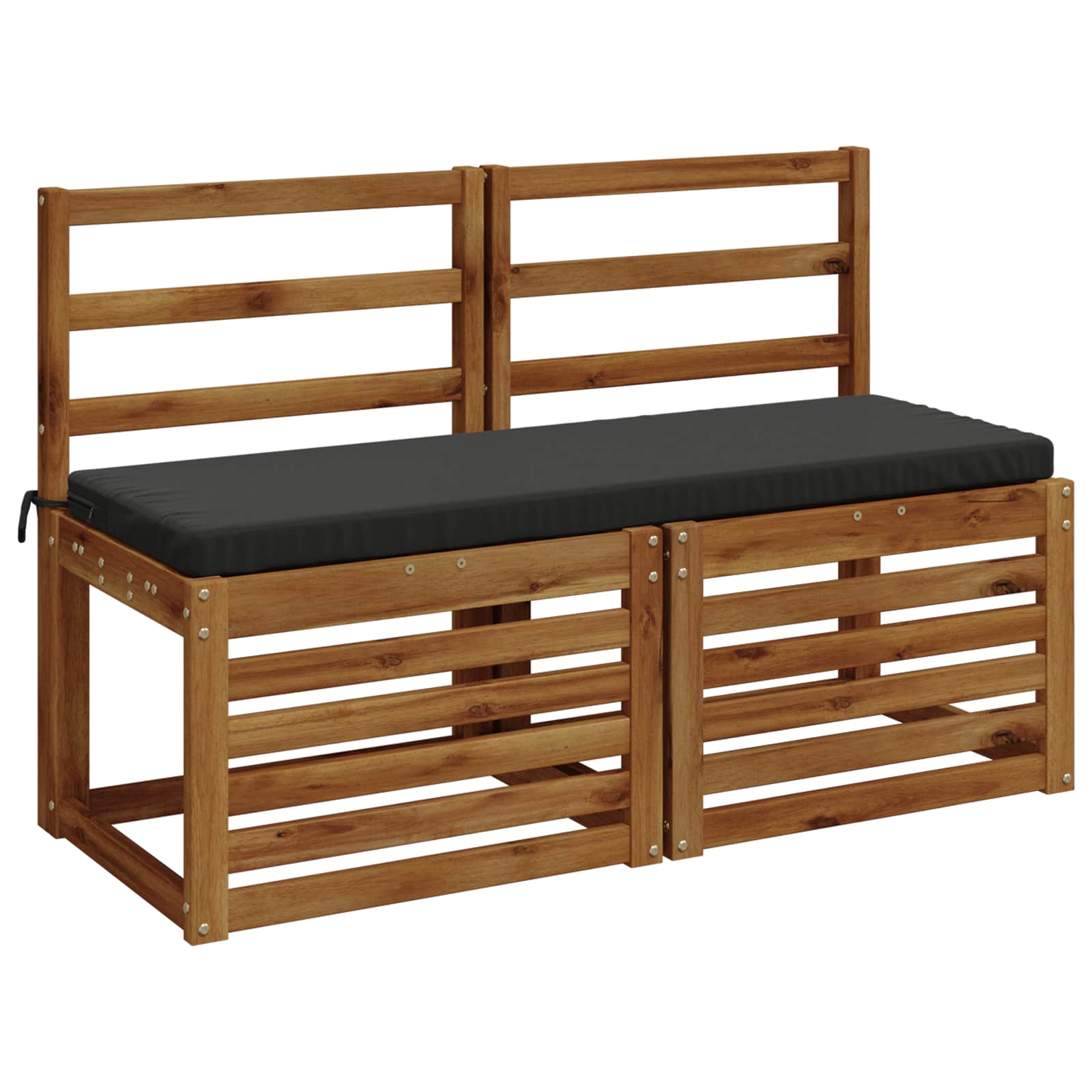 Bankkussen SOEST 100% Polyester Antraciet 120 x 40 x 5 cm image 2