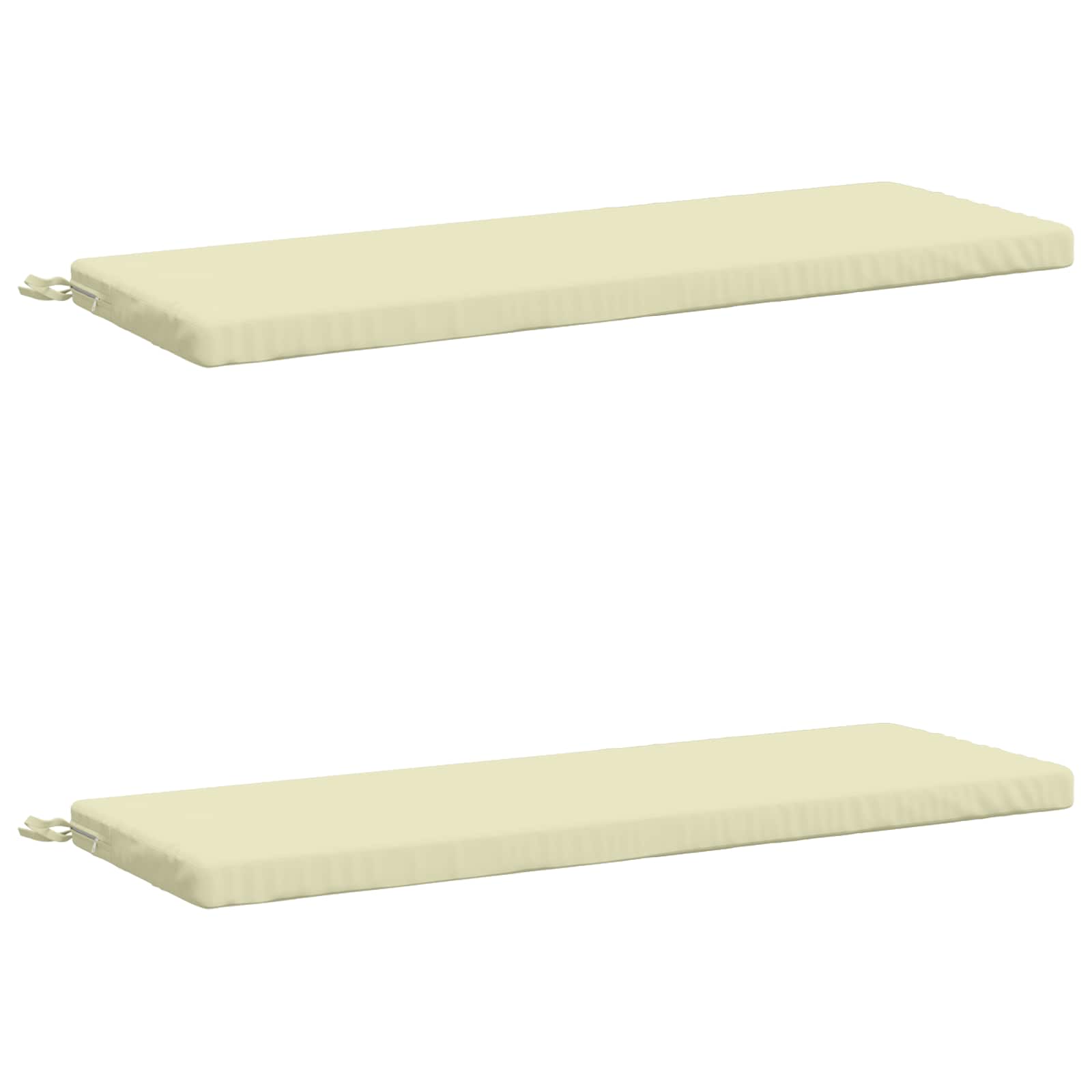 2-delige Bankkussens SOEST 2 st 100% Polyester Crèmekleurig image 2