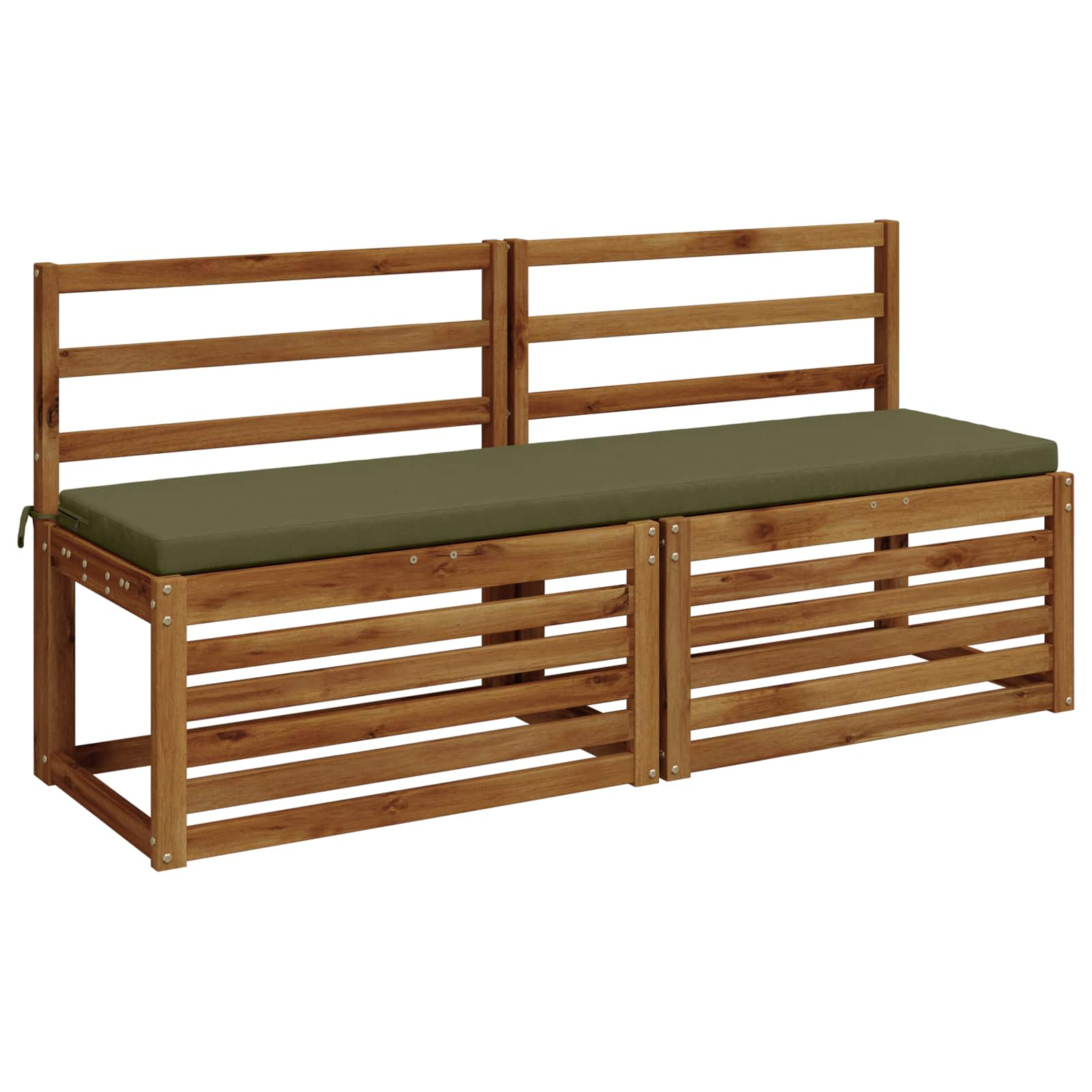 Bankkussen SOEST 100% Polyester Olijfgroen 140 x 40 x 5 cm image 2