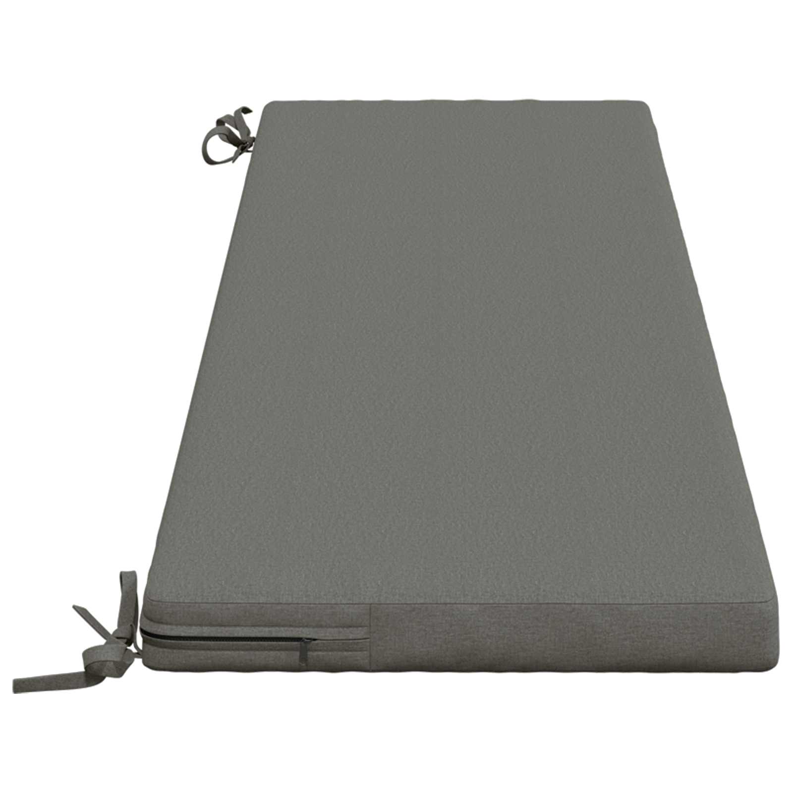 vidaXL Bankkussen SOEST 100% Polyester Grijs 140 x 40 x 5 cm, foto 4